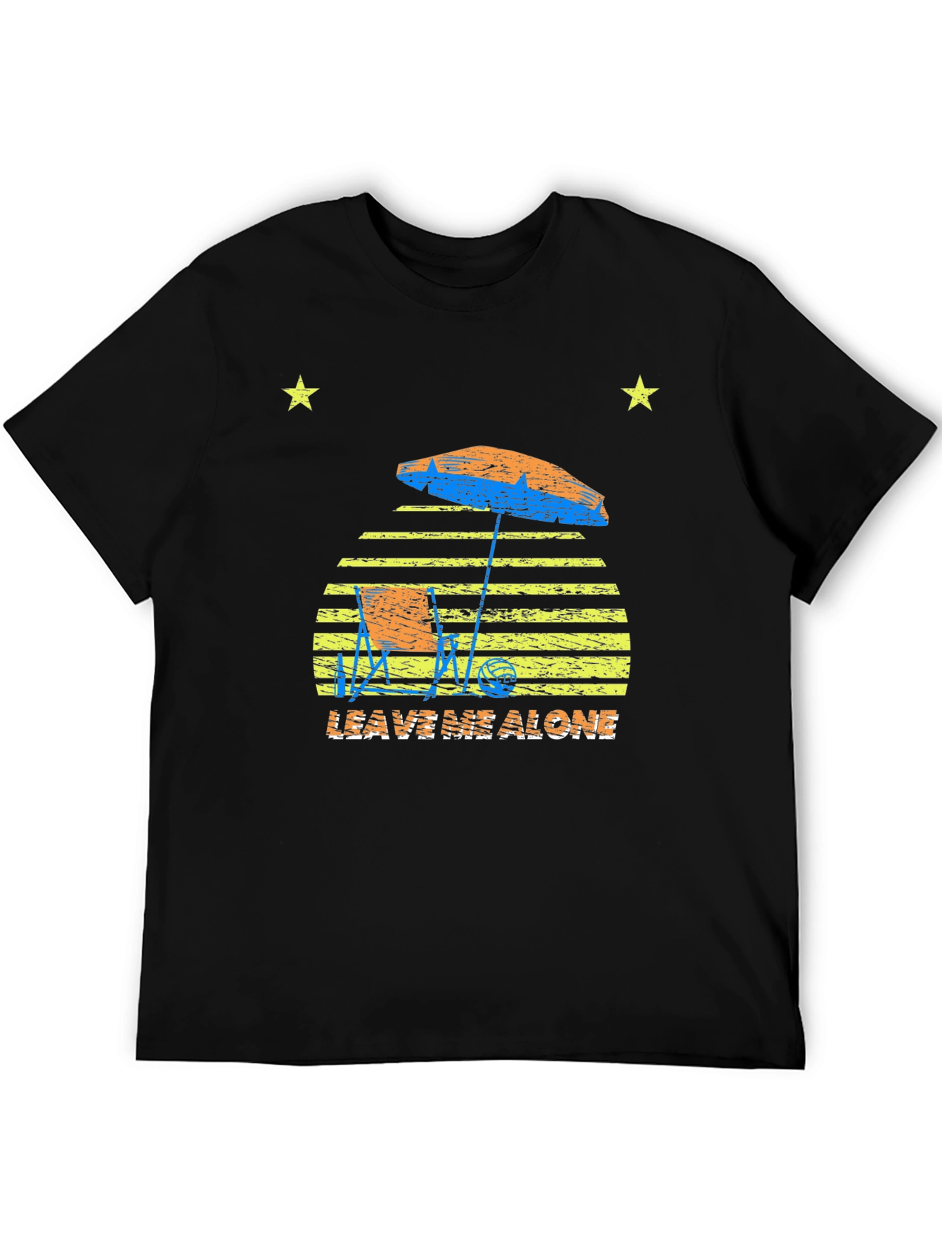 Retro Beach Leave Me Alone Graphic T-Shirt