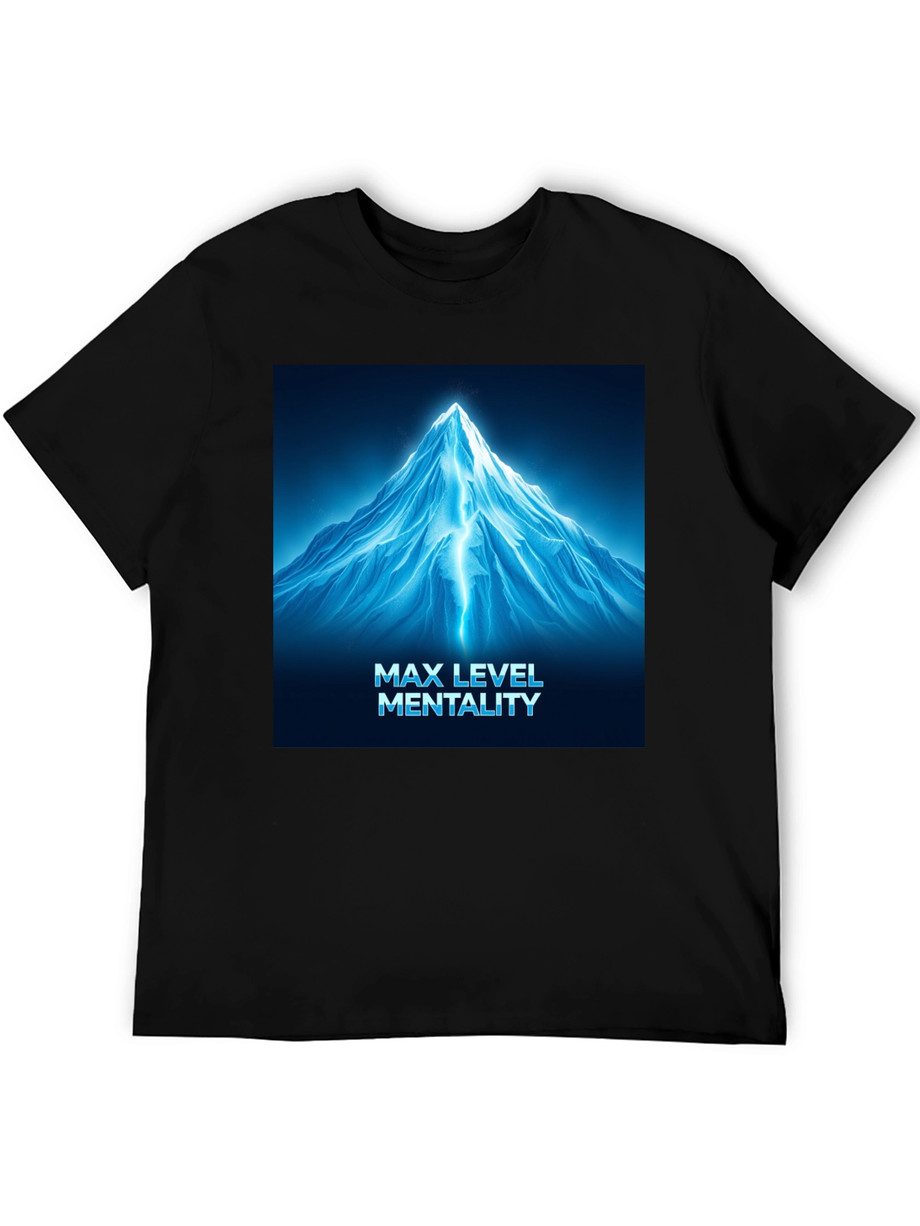 Max Level Mentality Black T-Shirt