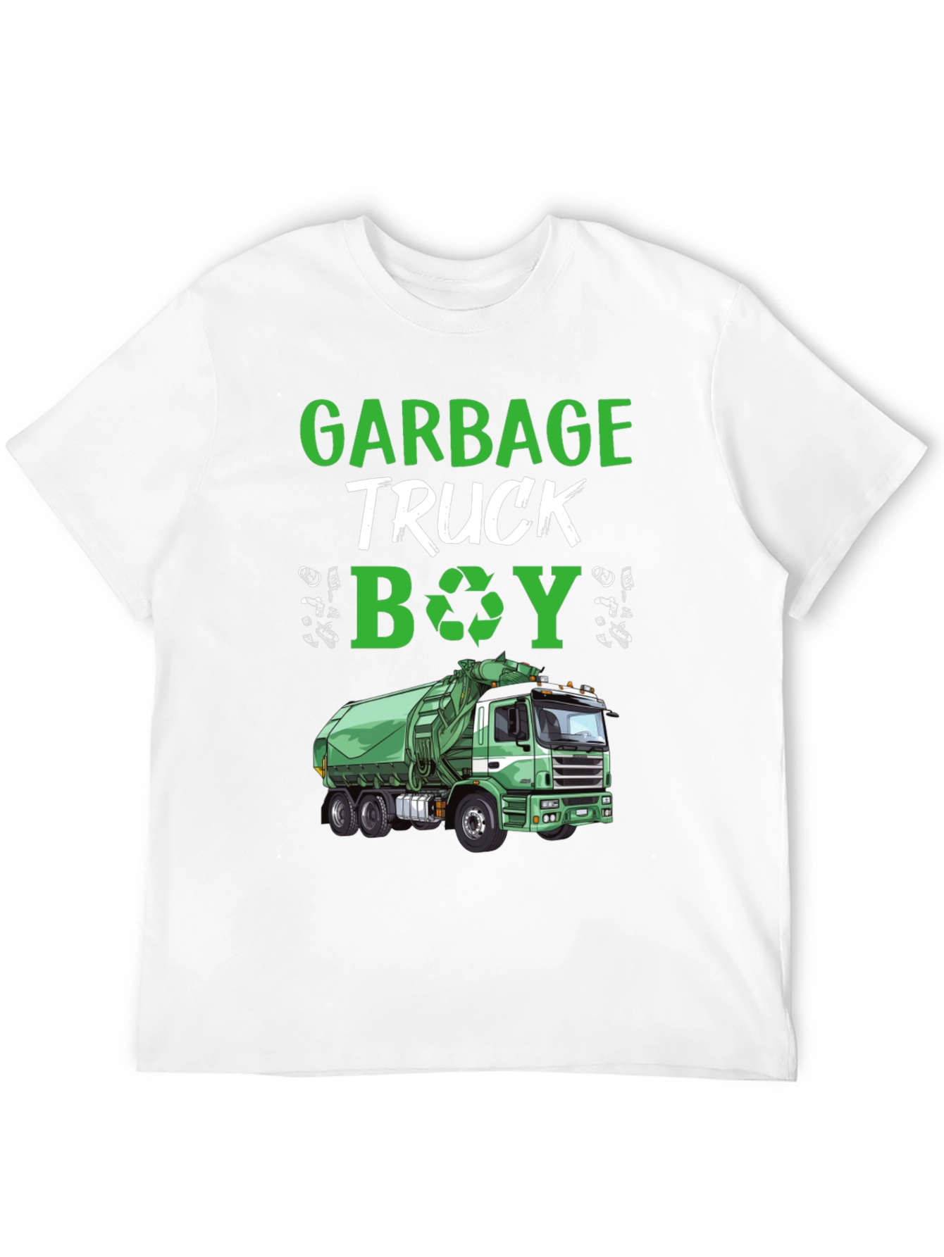 Garbage Truck Boy T-Shirt - Recycling Tee