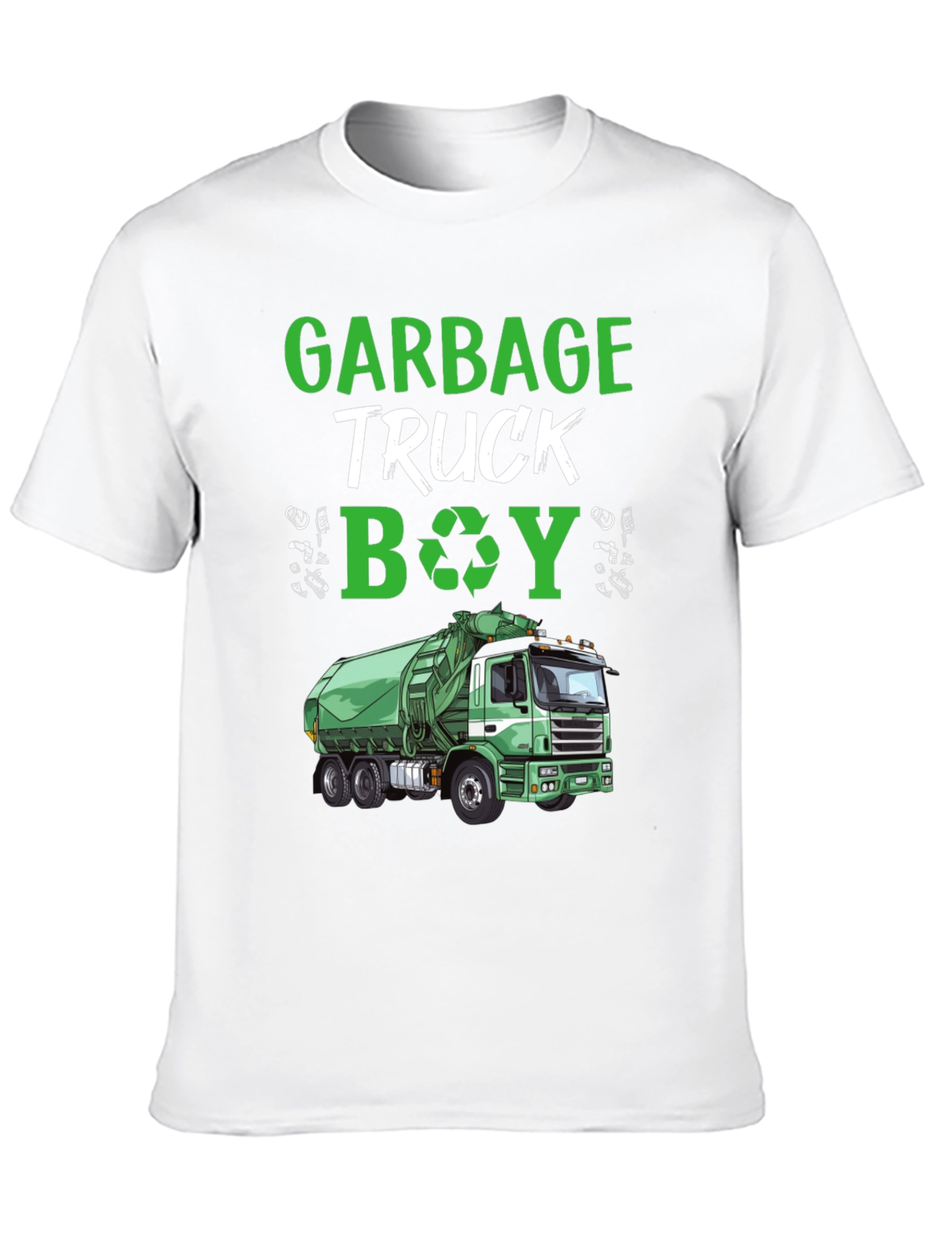 Garbage Truck Boy T-Shirt - Recycling Tee