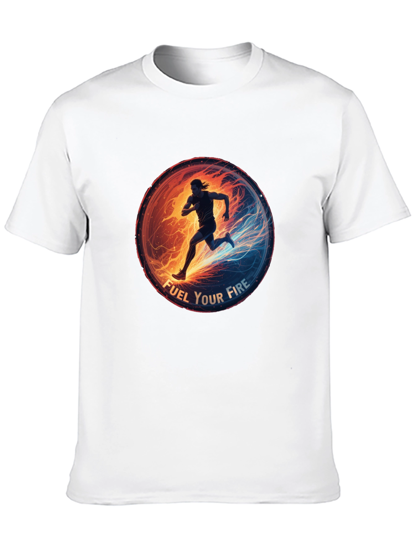 Fuel Your Fire Running Graphic Tee - Black