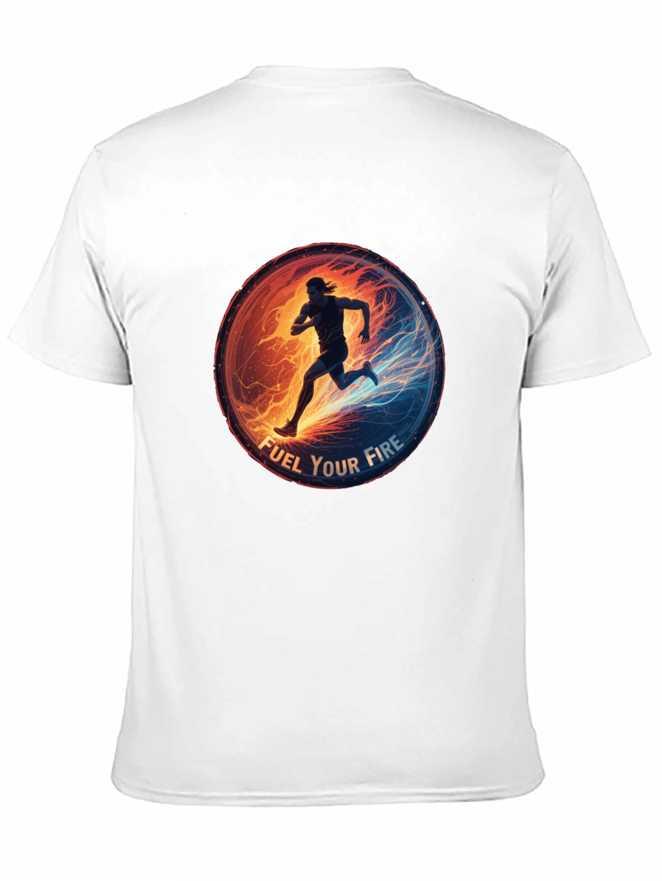 Fuel Your Fire Running Graphic Tee - Black