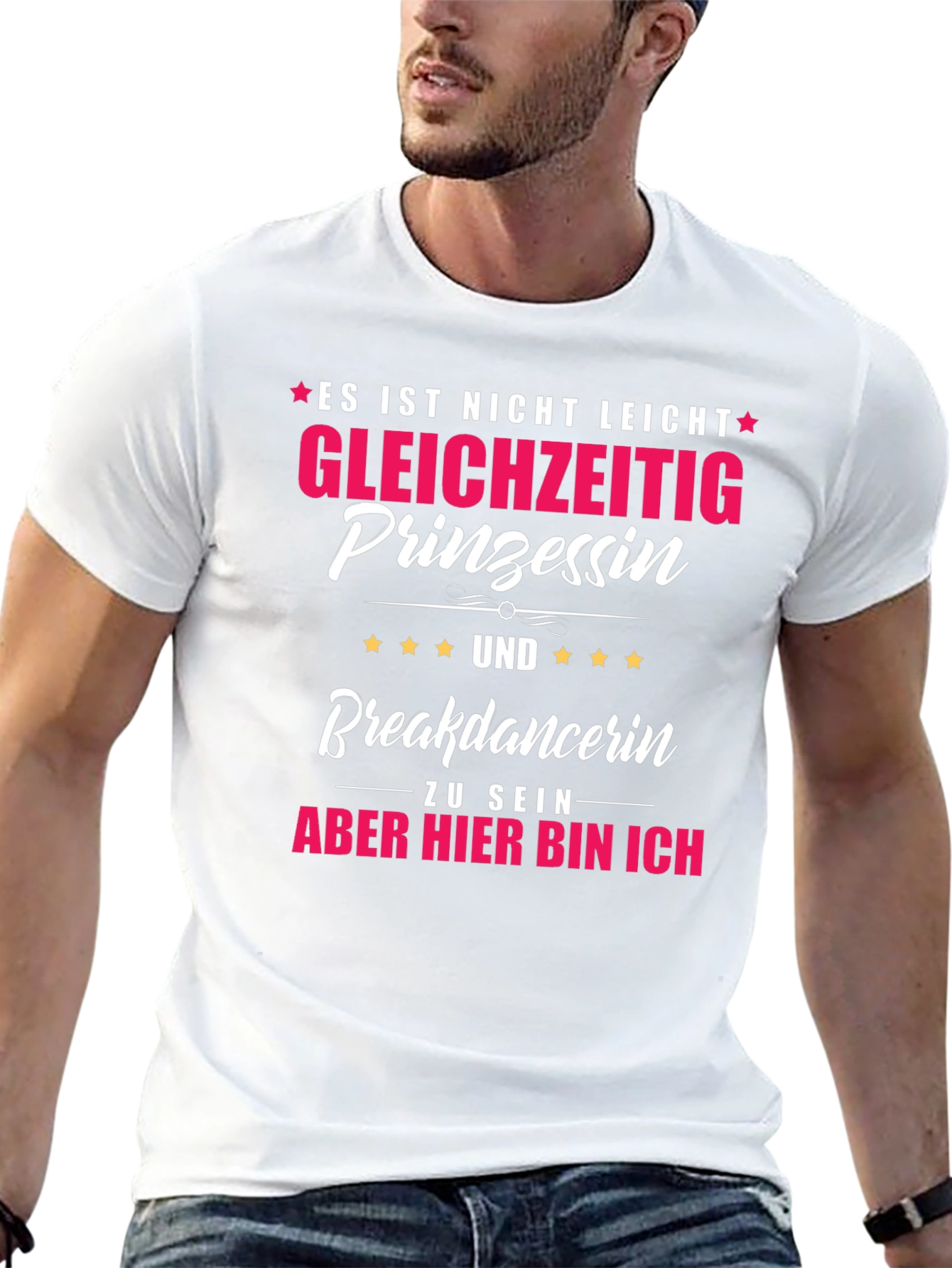 Funny Princess Breakdancer T-Shirt - German Text