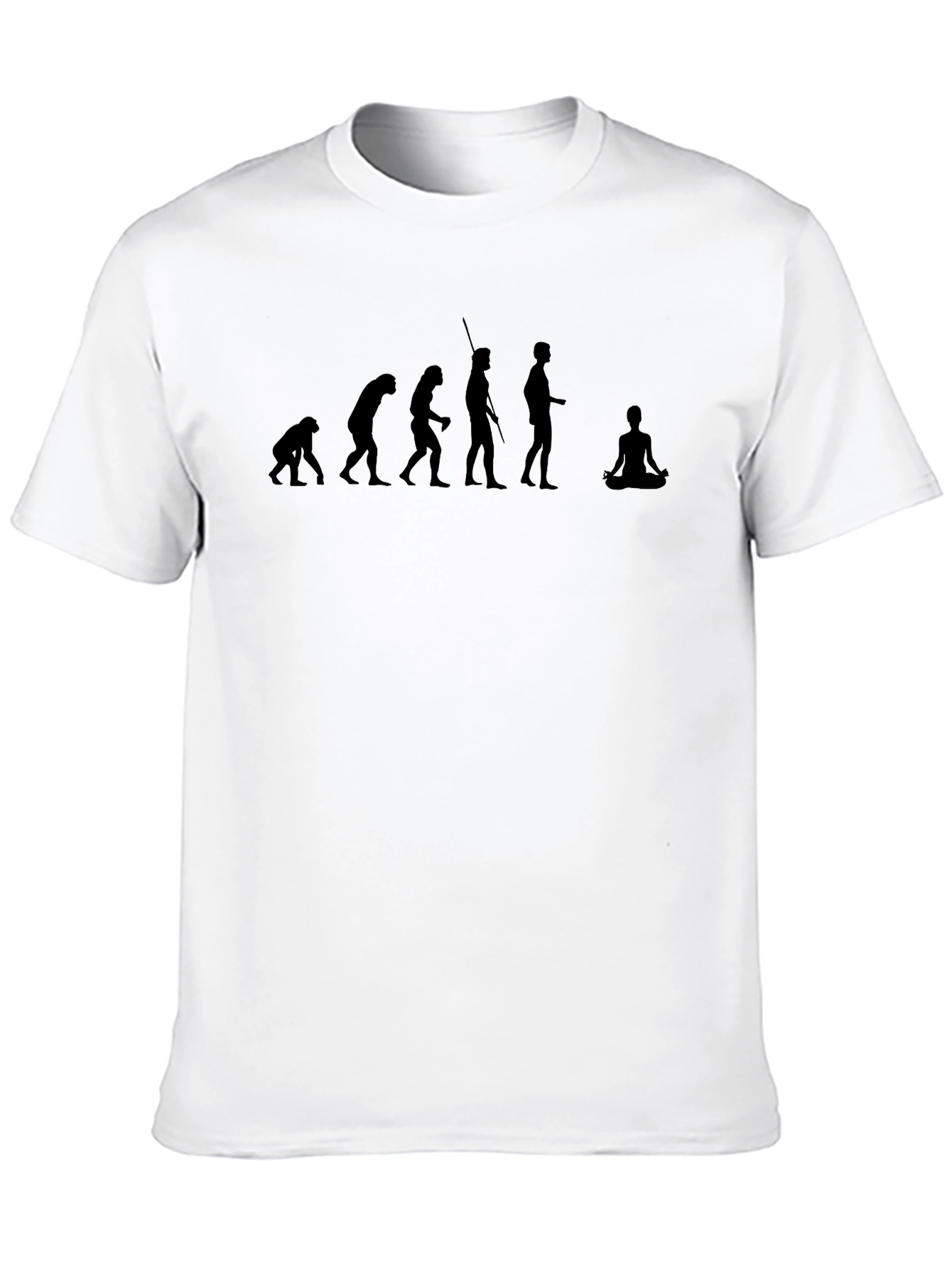 Evolution to Yoga Black T-Shirt