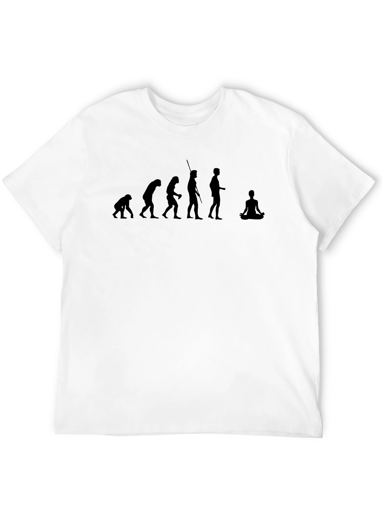 Evolution to Yoga Black T-Shirt