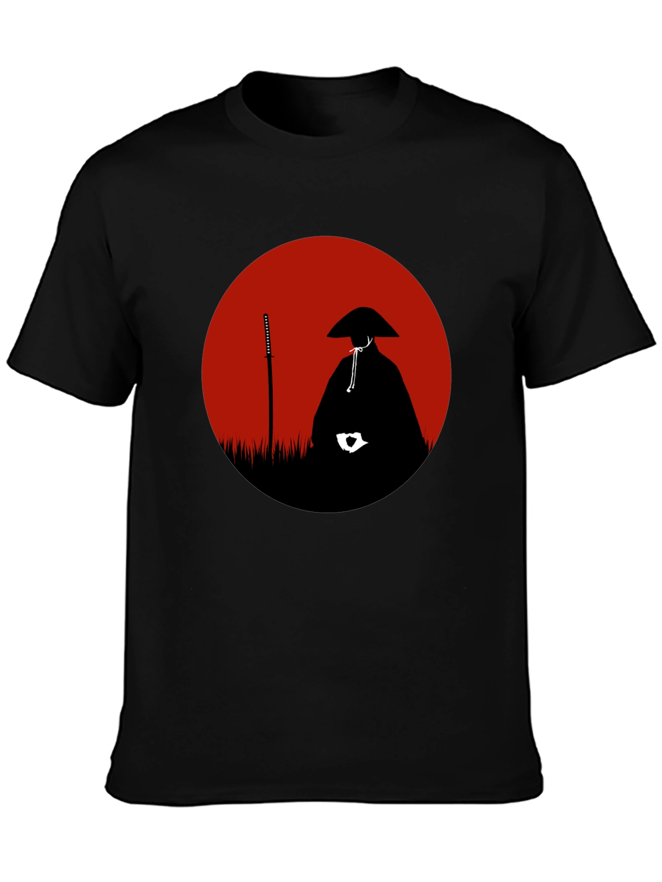 Samurai Silhouette T-Shirt - Martial Arts Graphic Tee