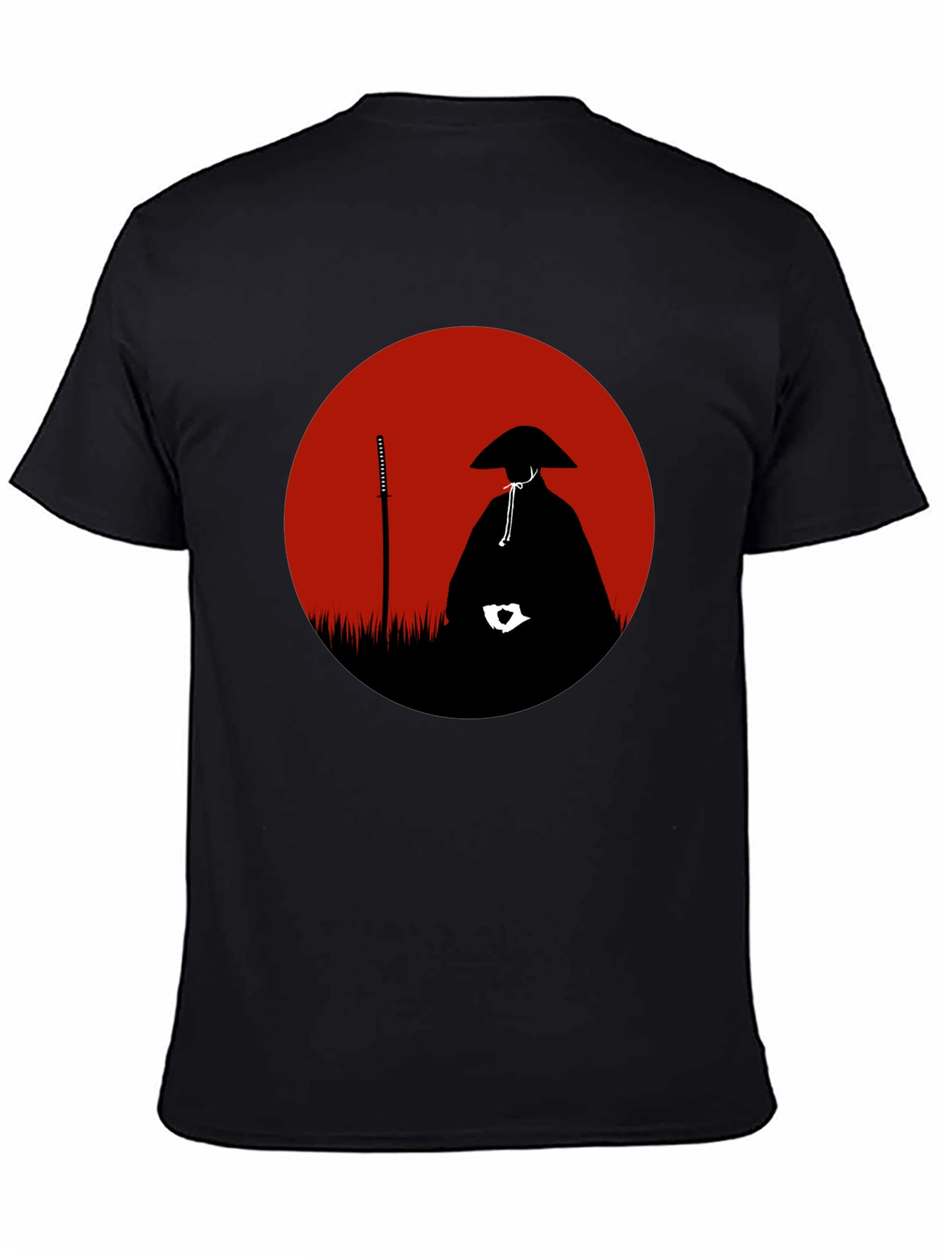 Samurai Silhouette T-Shirt - Martial Arts Graphic Tee