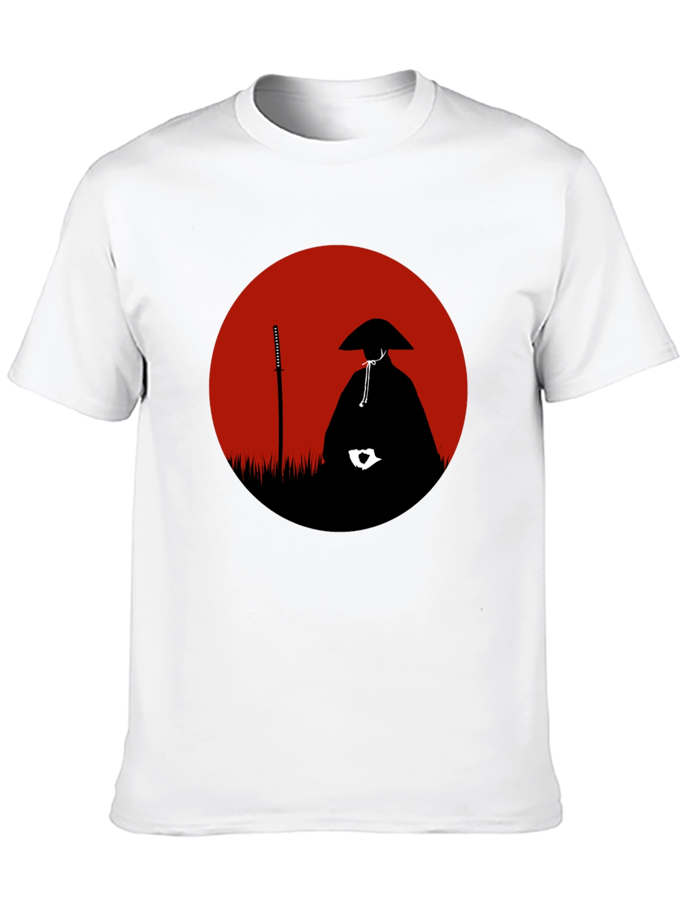 Samurai Silhouette T-Shirt - Martial Arts Graphic Tee