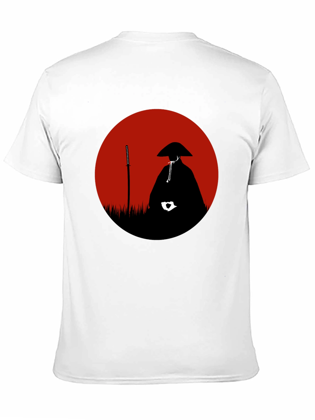 Samurai Silhouette T-Shirt - Martial Arts Graphic Tee