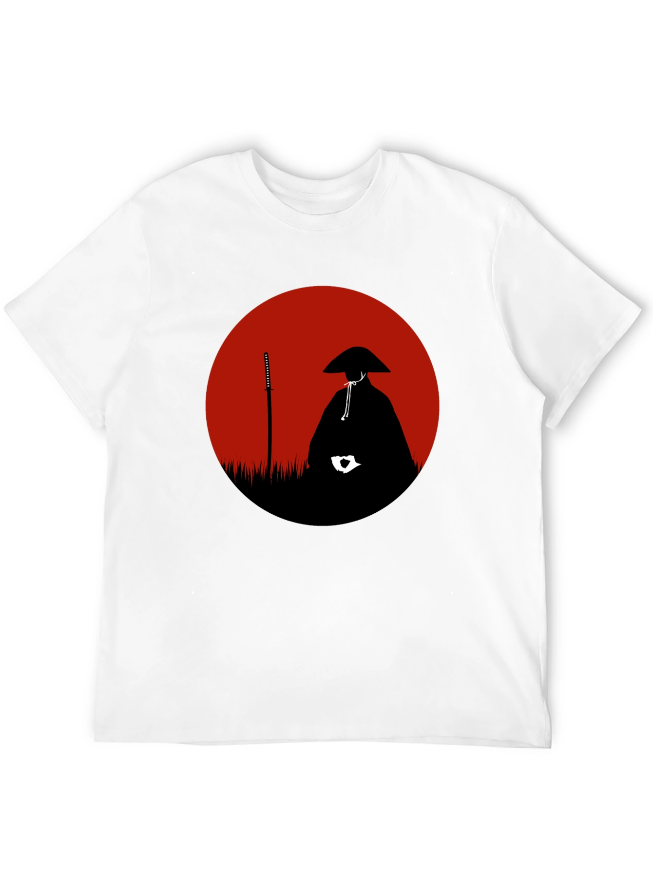 Samurai Silhouette T-Shirt - Martial Arts Graphic Tee