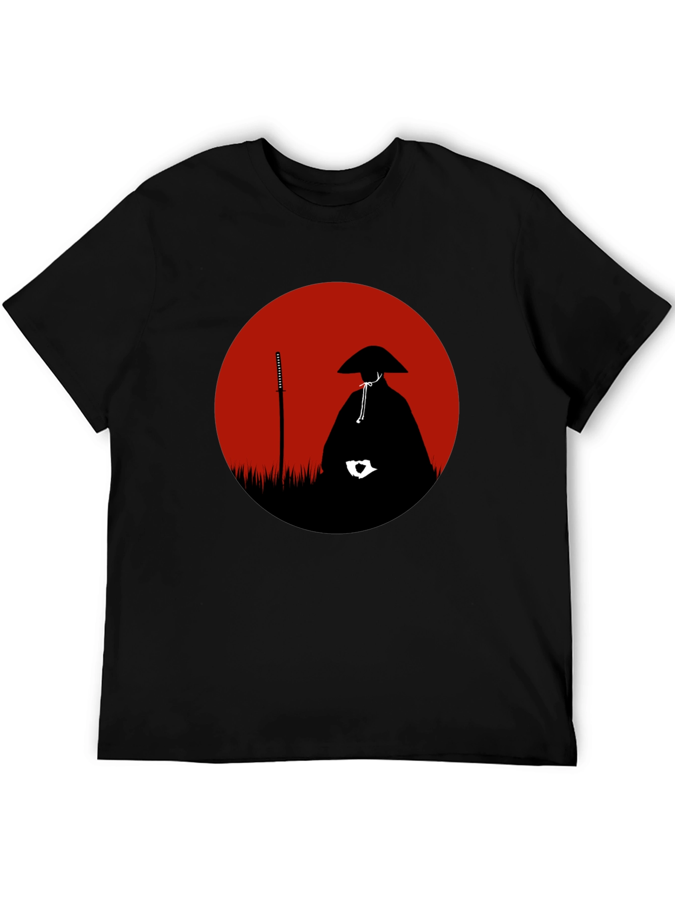 Samurai Silhouette T-Shirt - Martial Arts Graphic Tee