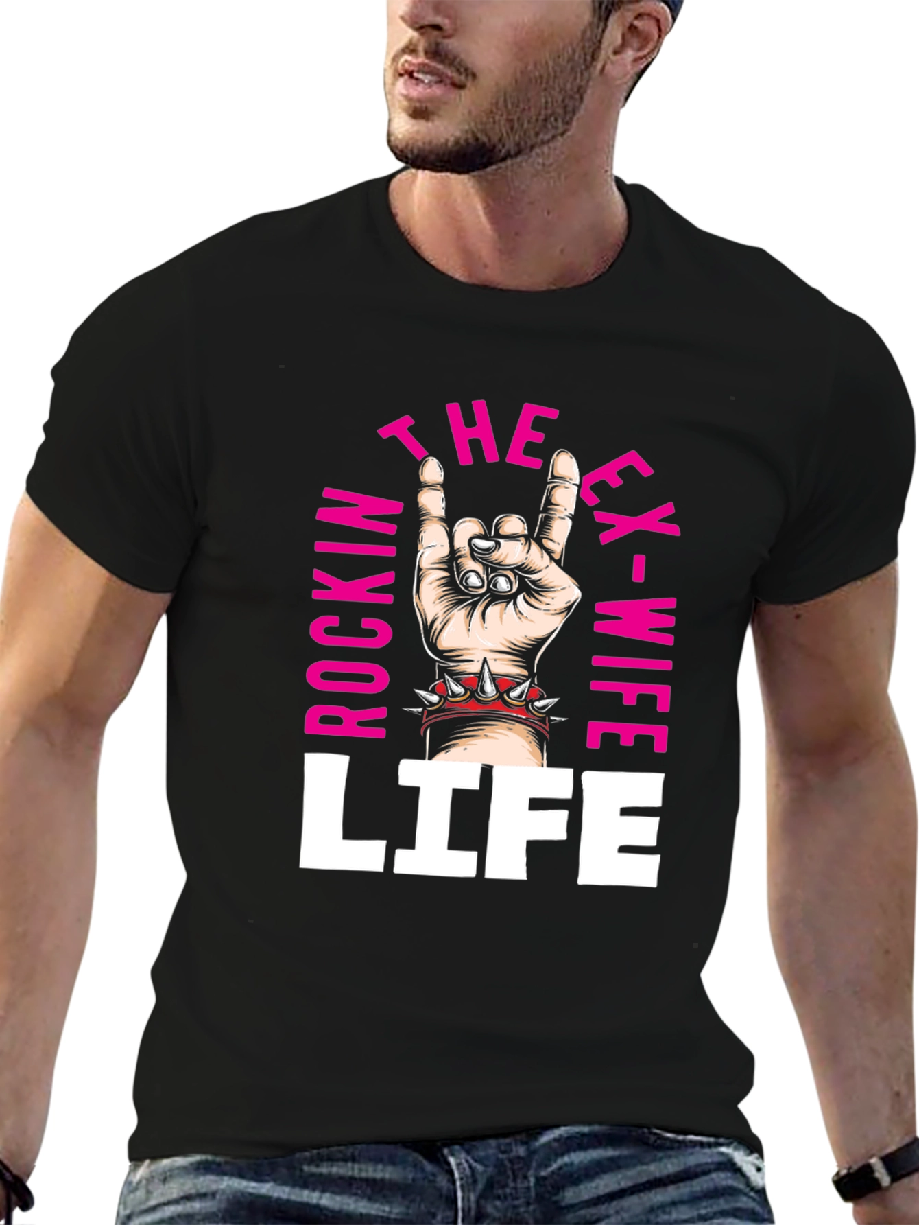Rockin Ex-Wife Life T-Shirt - Black