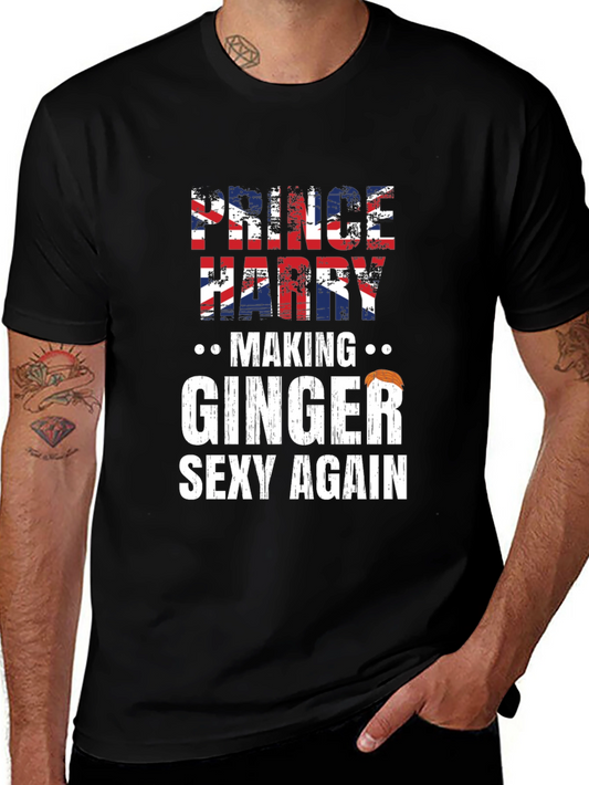 Prince Harry Ginger Sexy Again Graphic Tee
