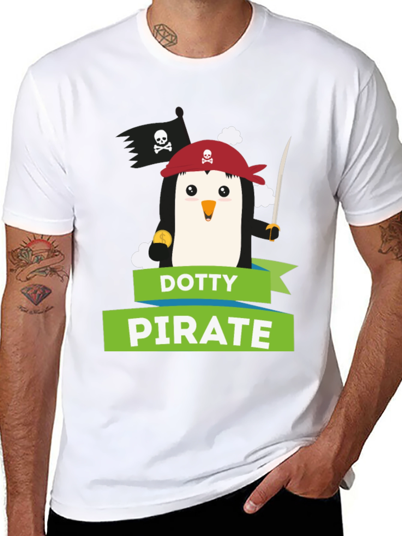 Dotty Pirate Graphic T-Shirt