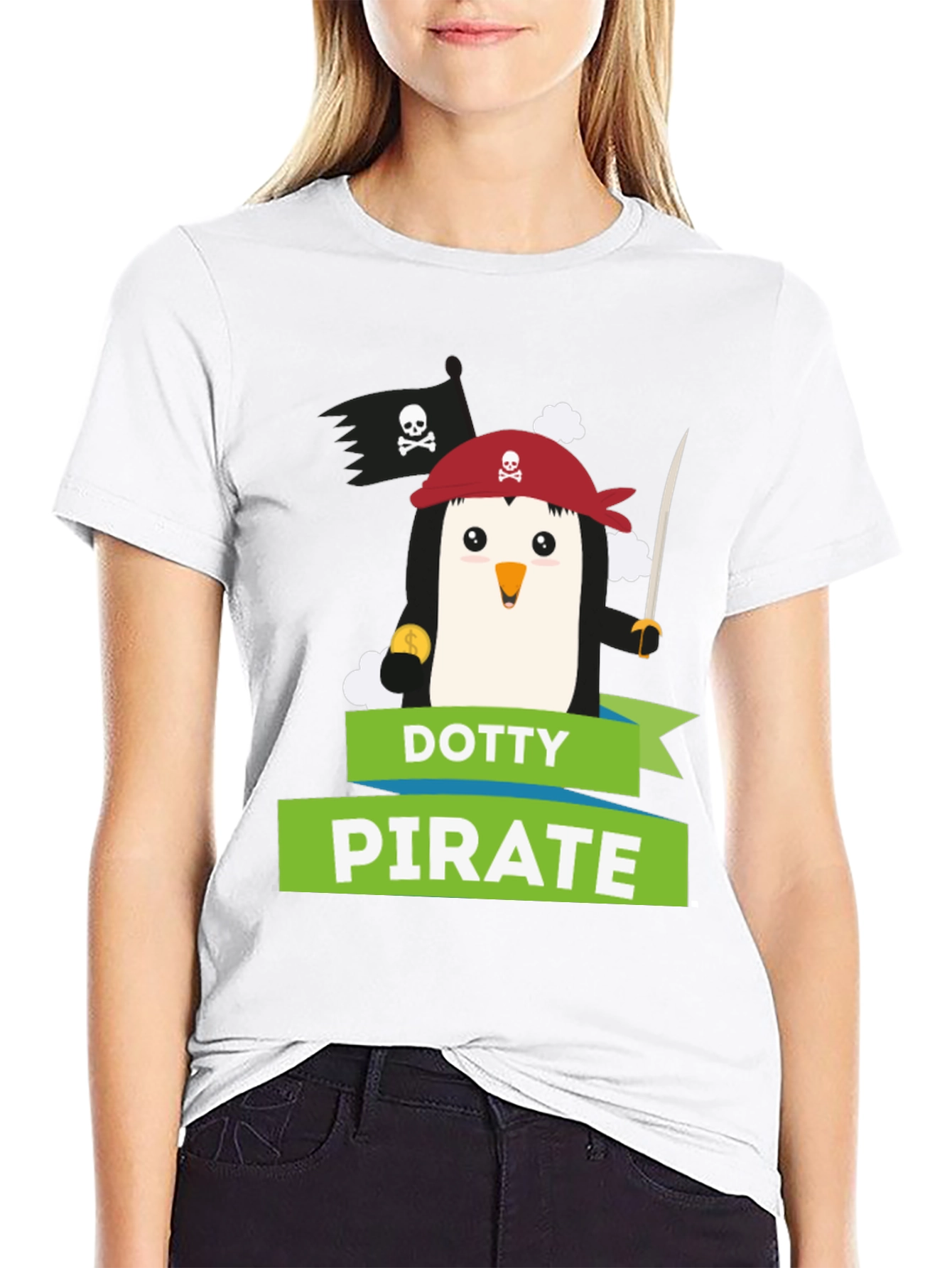 Dotty Pirate Graphic T-Shirt