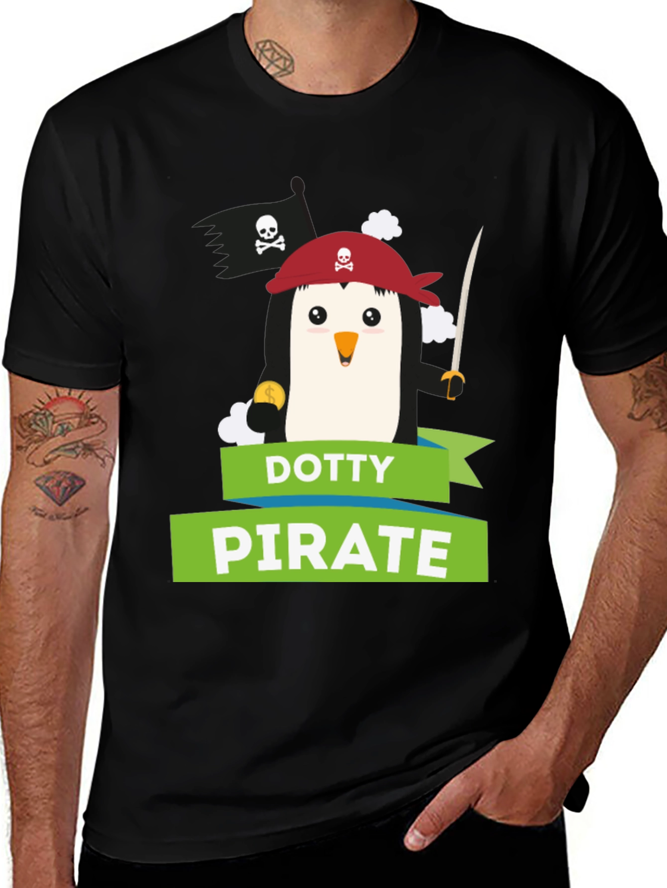 Dotty Pirate Graphic T-Shirt