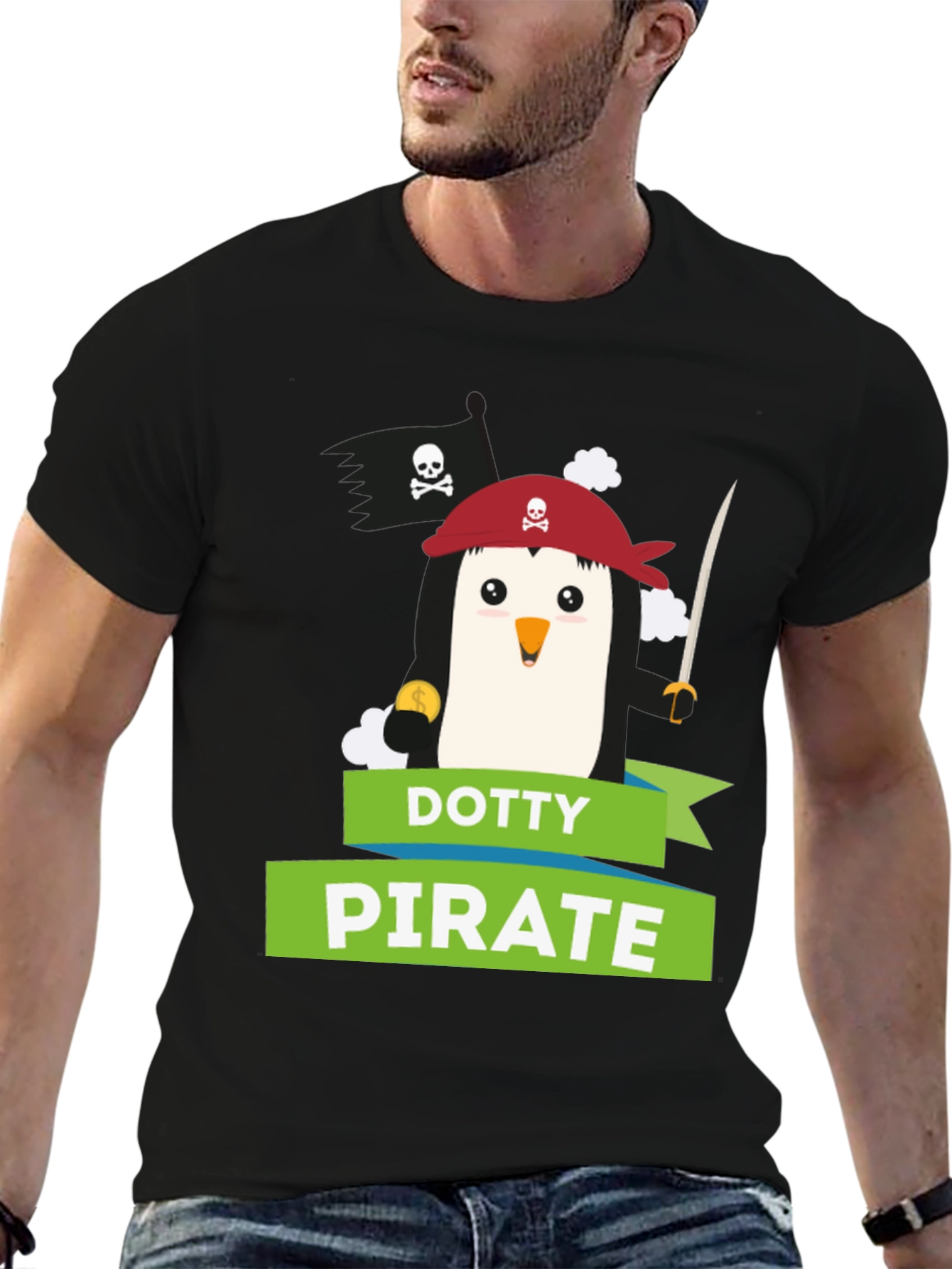 Dotty Pirate Graphic T-Shirt