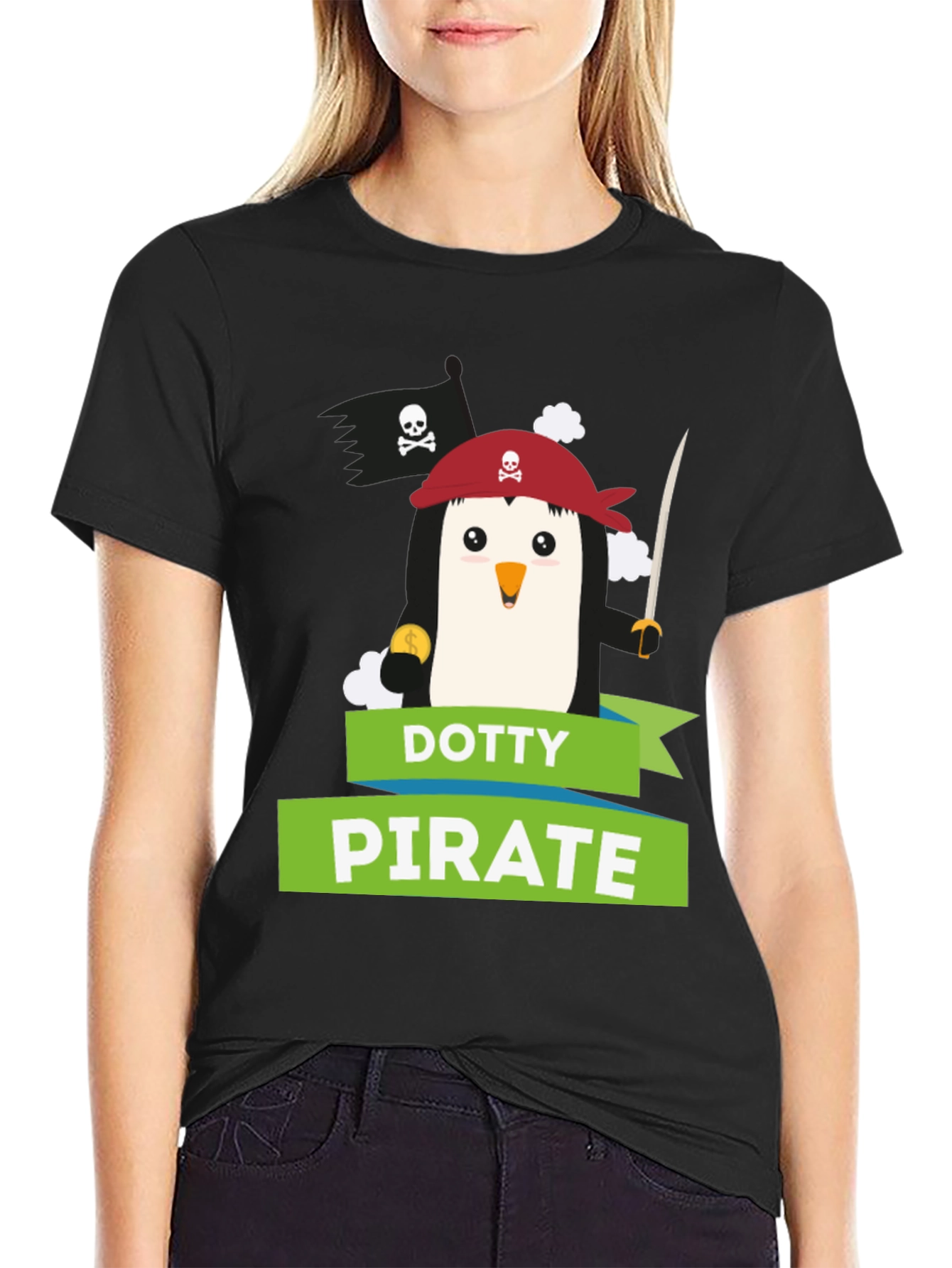 Dotty Pirate Graphic T-Shirt