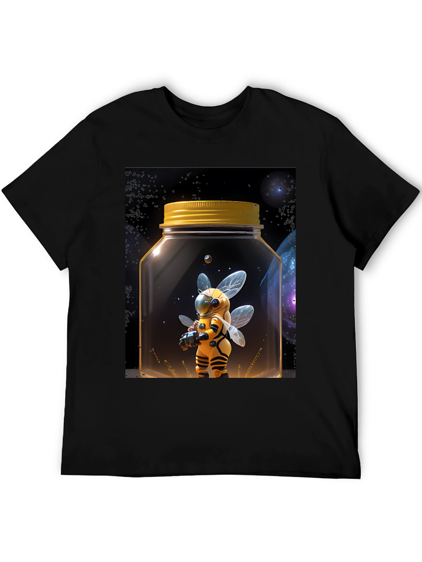 Bee Astronaut Graphic Tee - Space Honey Jar