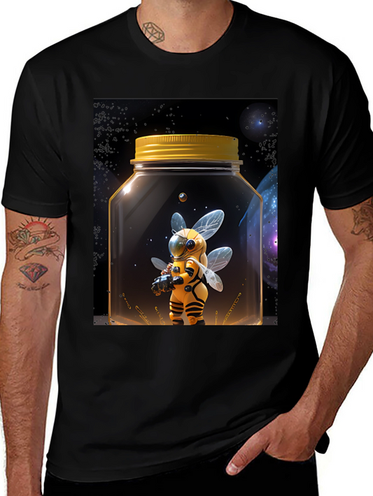 Bee Astronaut Graphic Tee - Space Honey Jar
