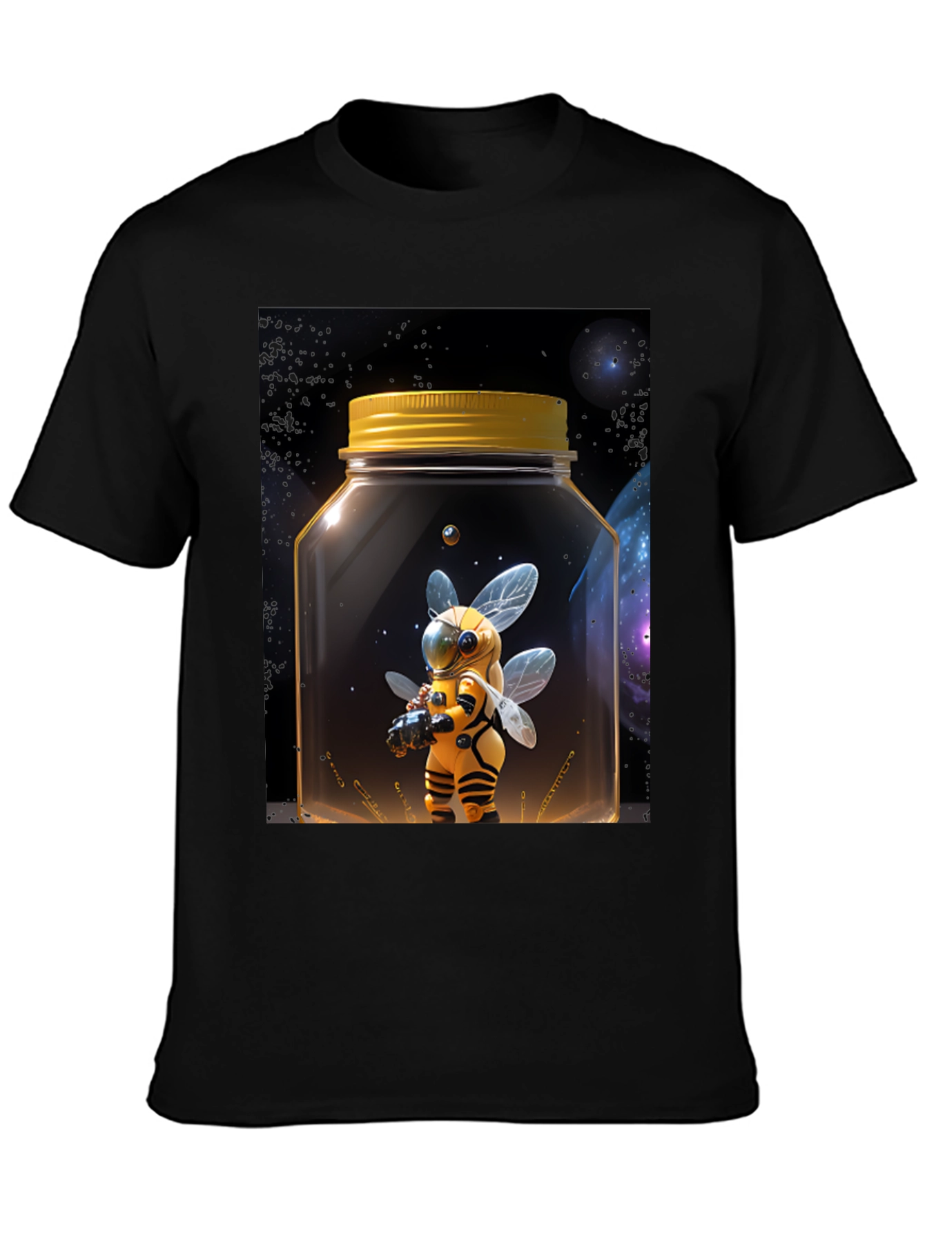 Bee Astronaut Graphic Tee - Space Honey Jar