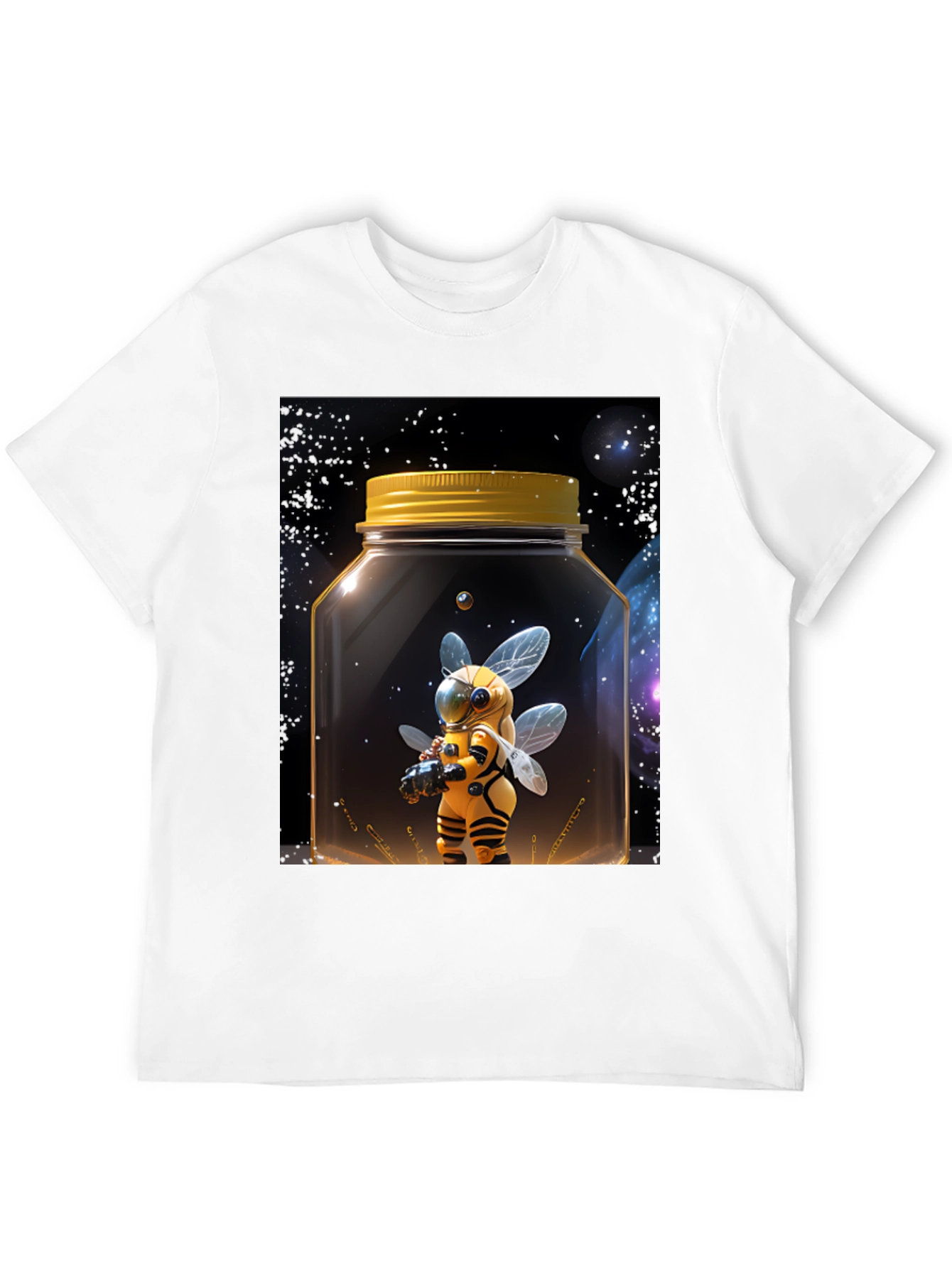 Bee Astronaut Graphic Tee - Space Honey Jar