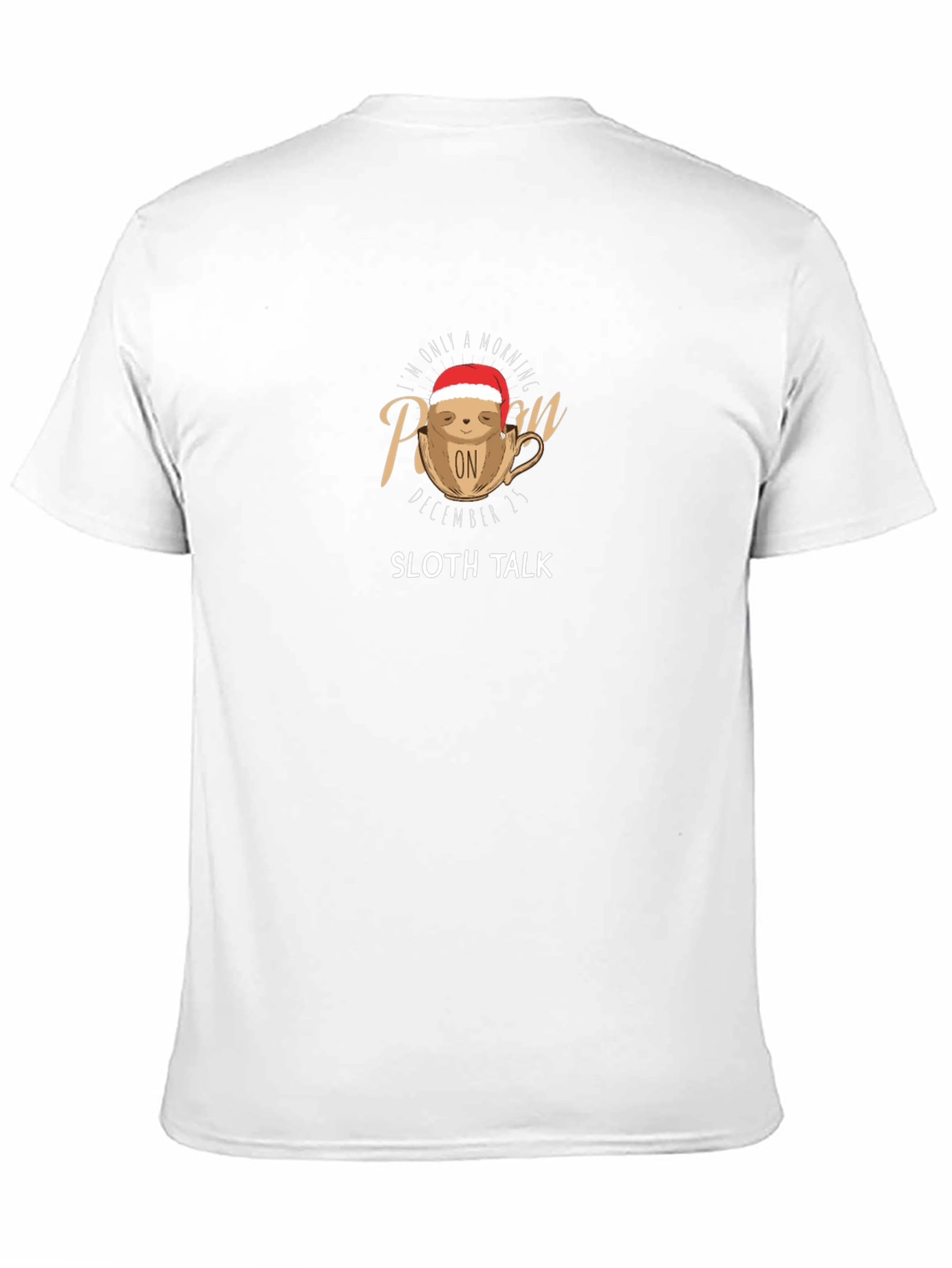 Morning Person Sloth Christmas T-Shirt