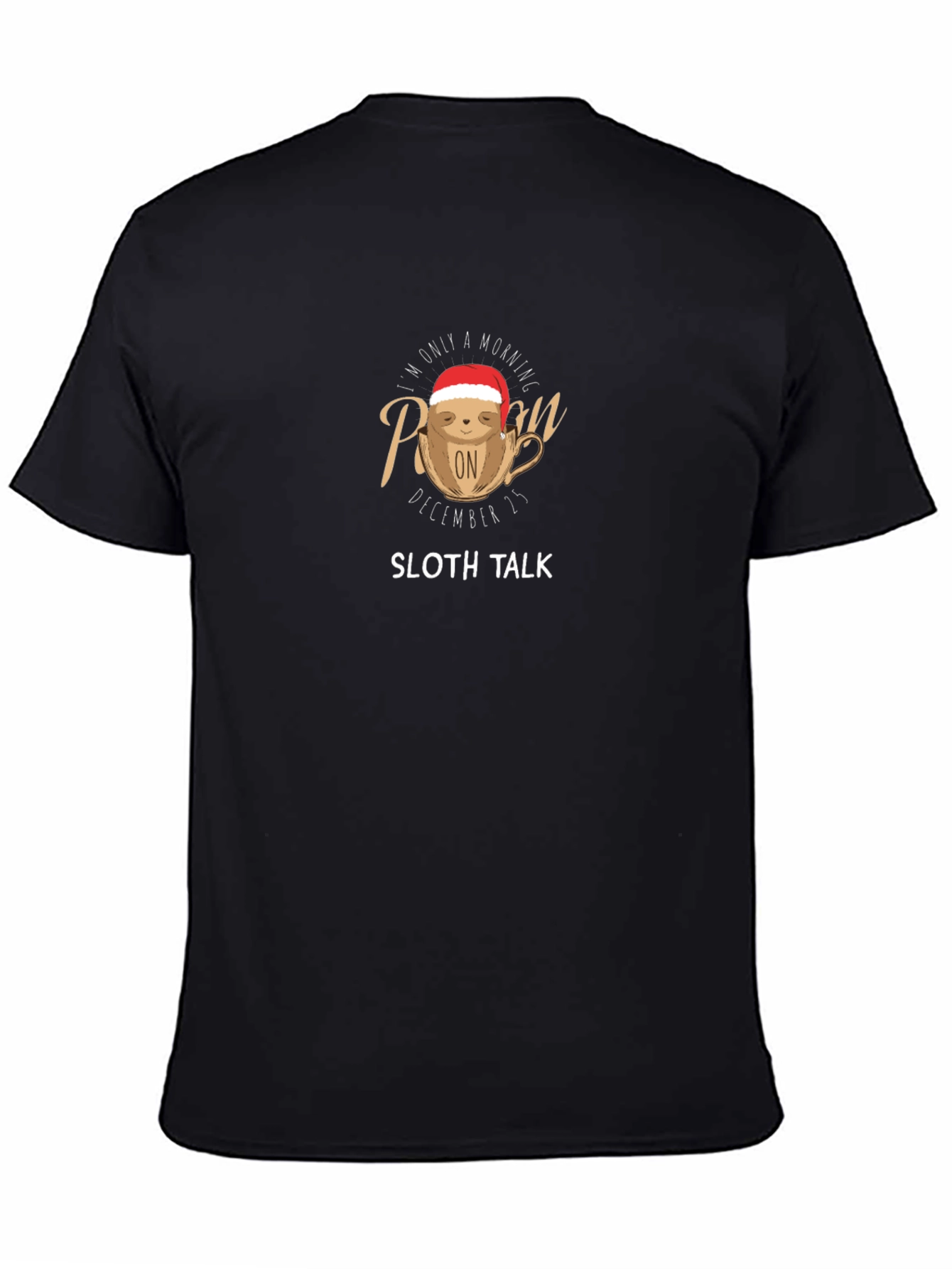Morning Person Sloth Christmas T-Shirt