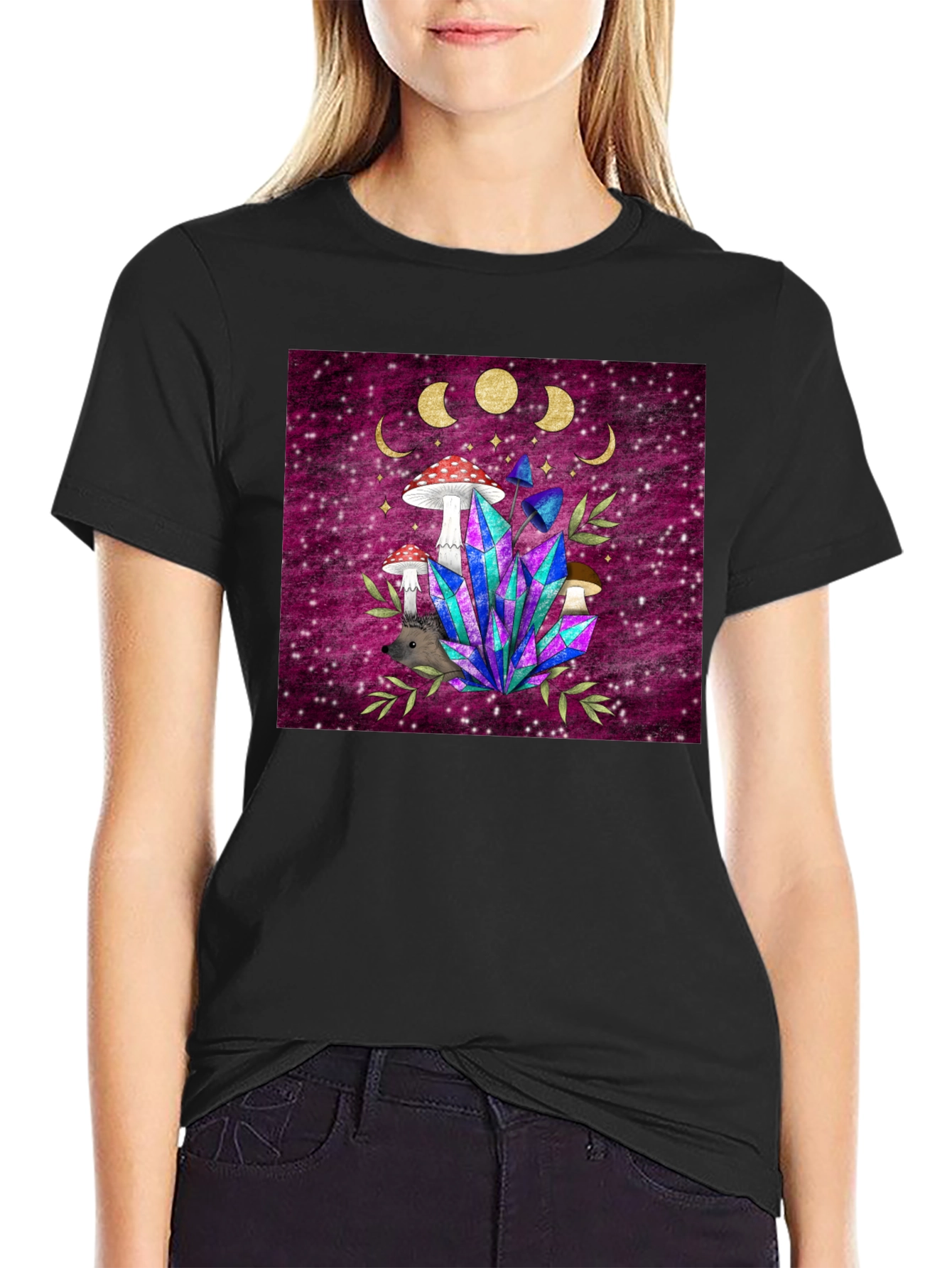 Magical Mushroom & Crystal T-Shirt