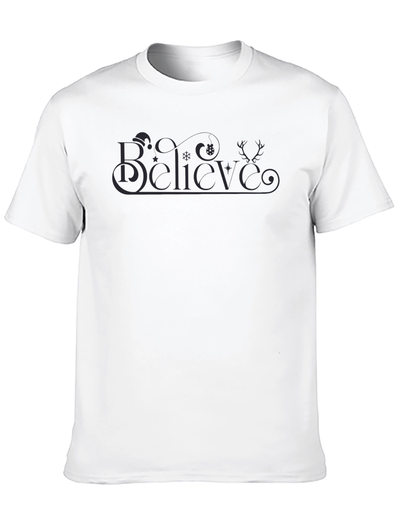 Believe Holiday Graphic Tee - Classic Fit