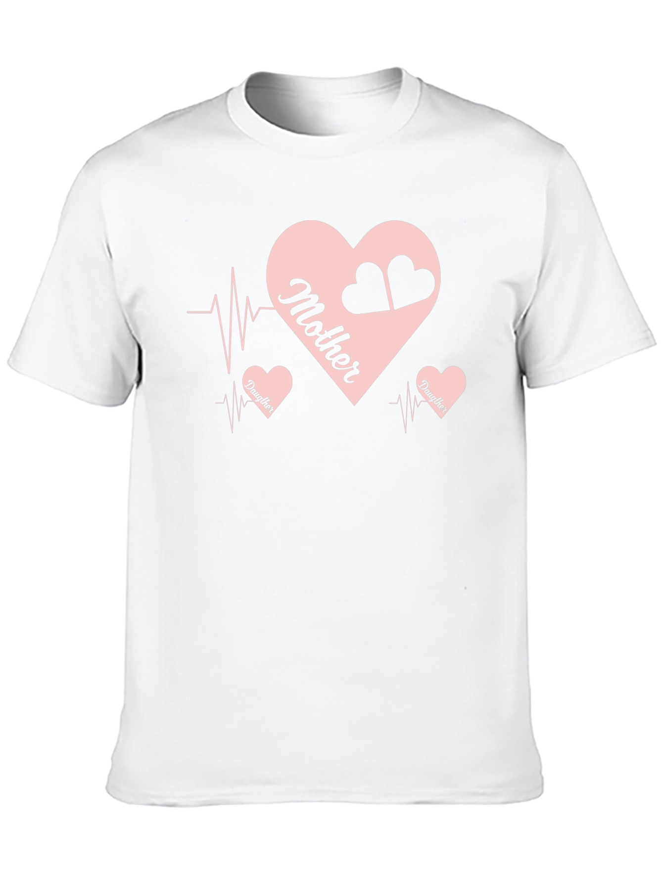 Mother & Daughter Heartbeat T-Shirt