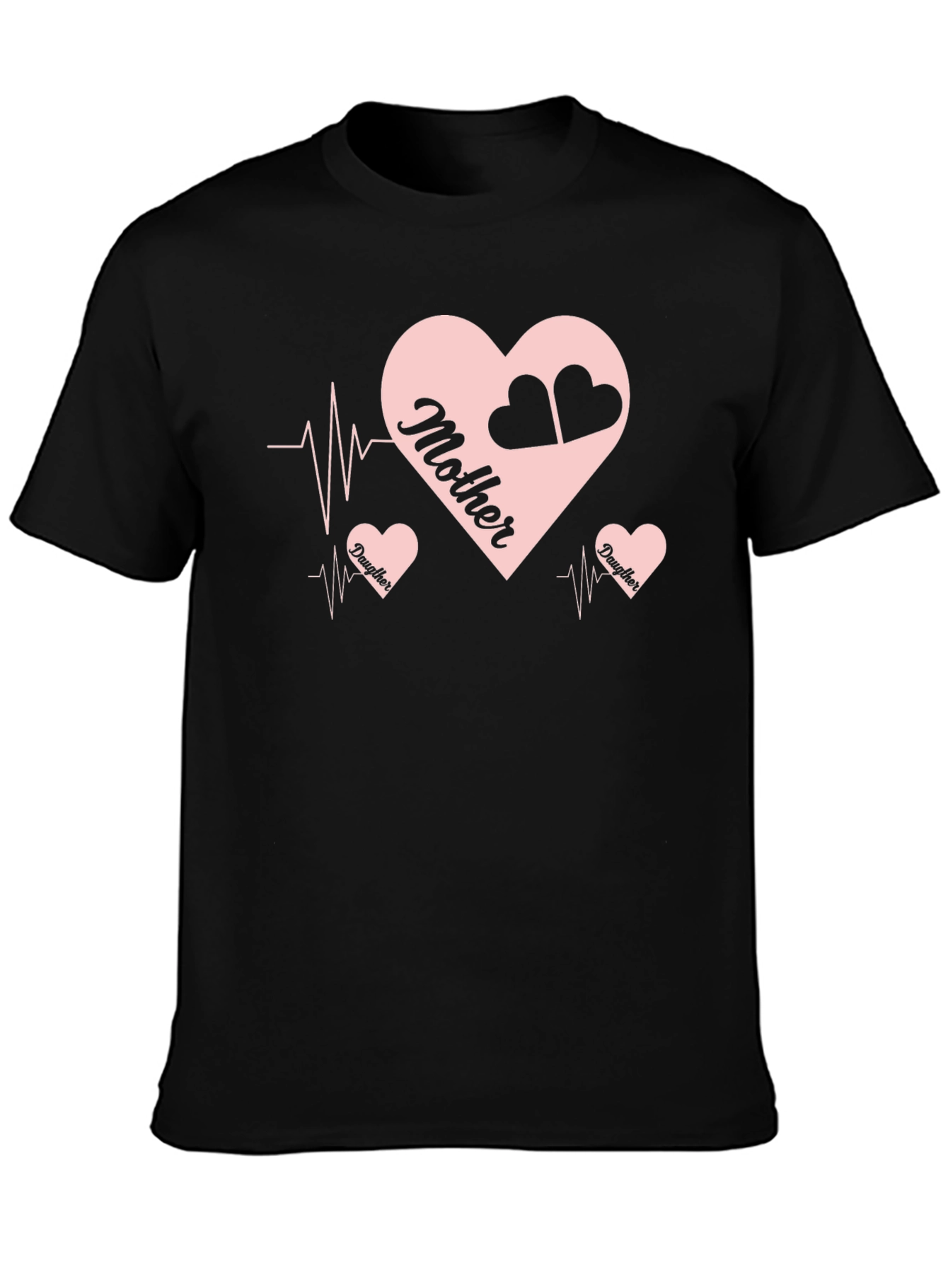 Mother & Daughter Heartbeat T-Shirt