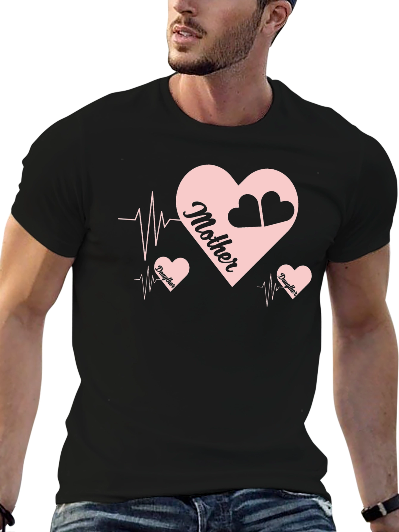 Mother & Daughter Heartbeat T-Shirt