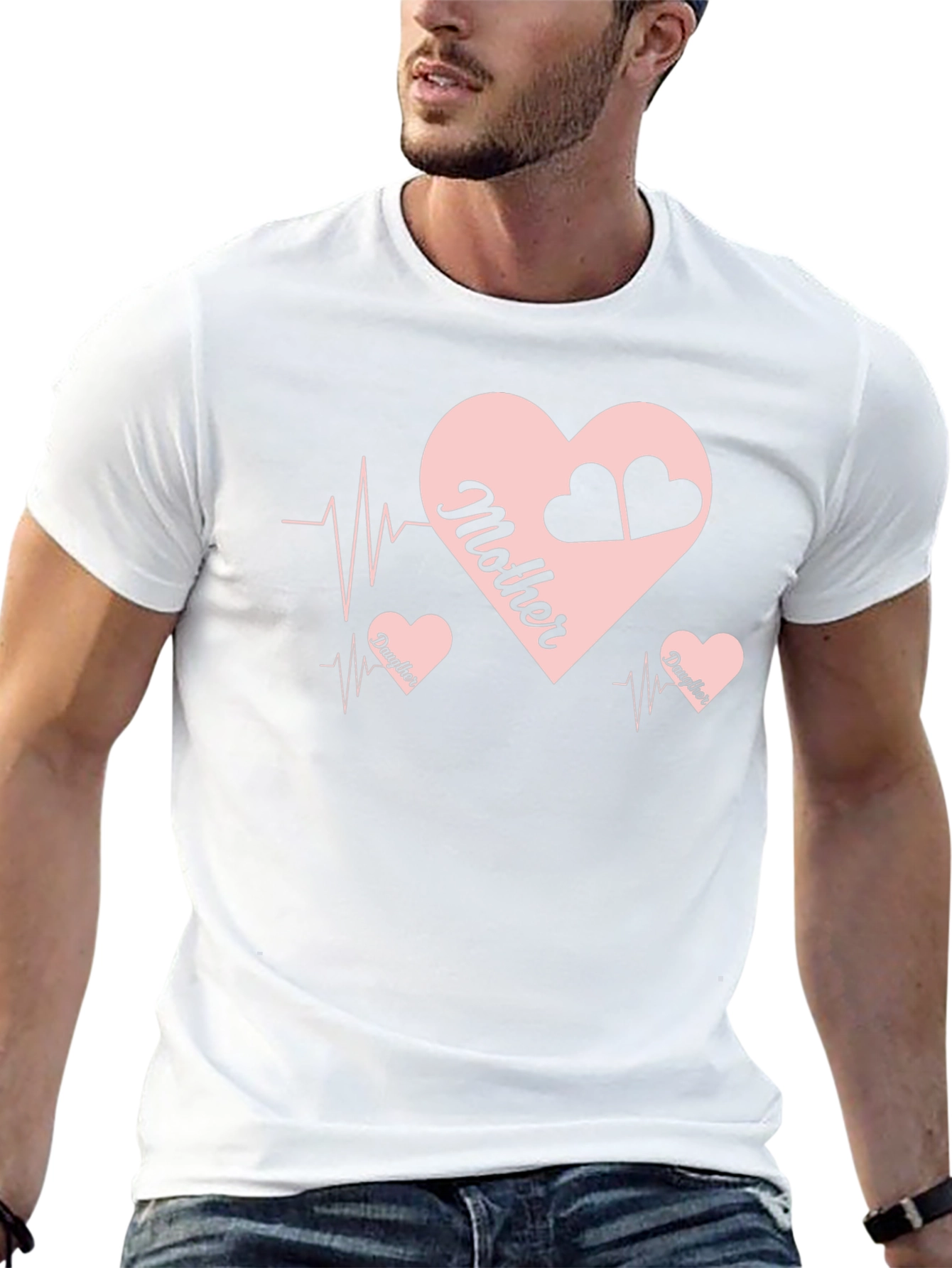 Mother & Daughter Heartbeat T-Shirt