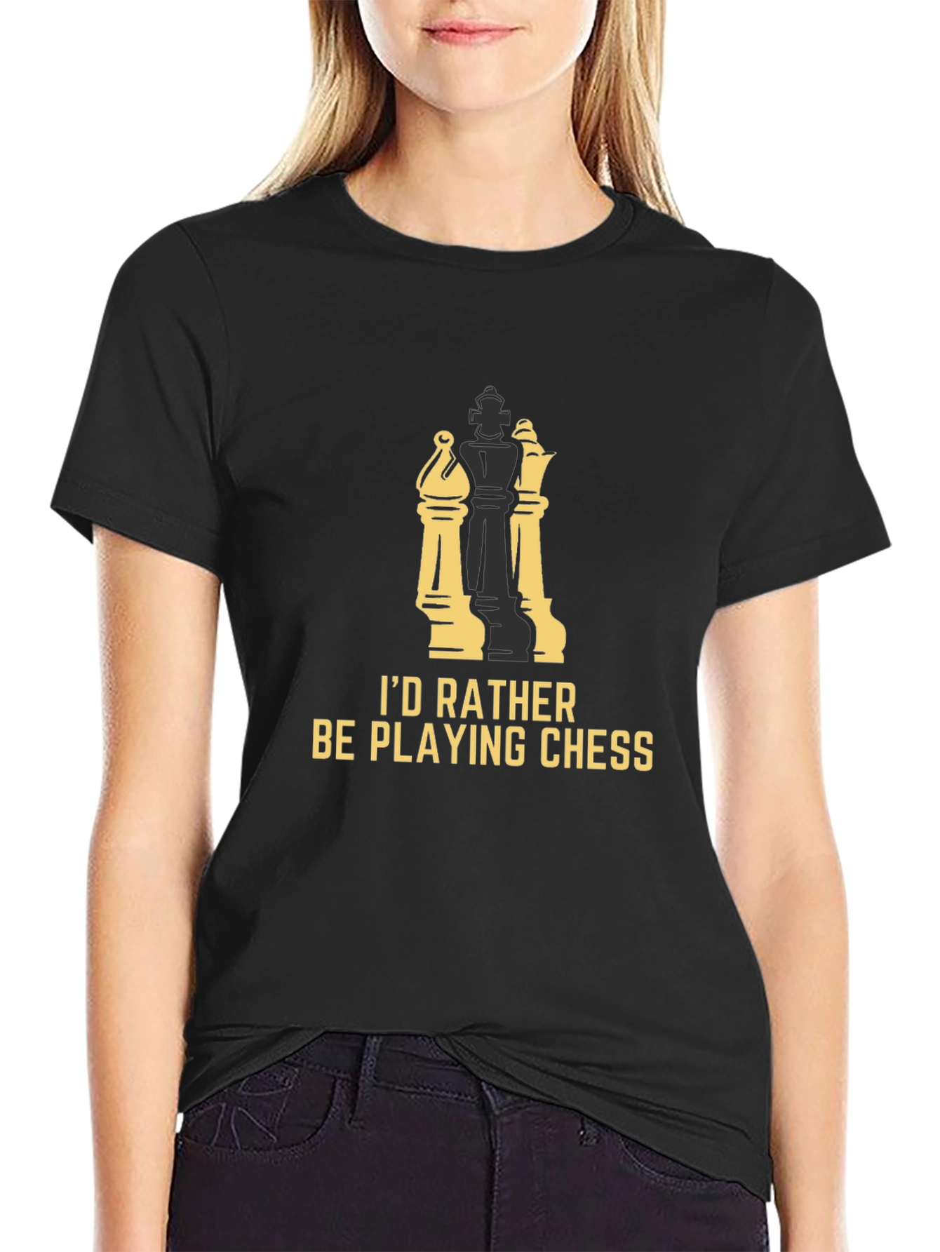 Chess Lover T-Shirt - Id Rather Be Playing Chess