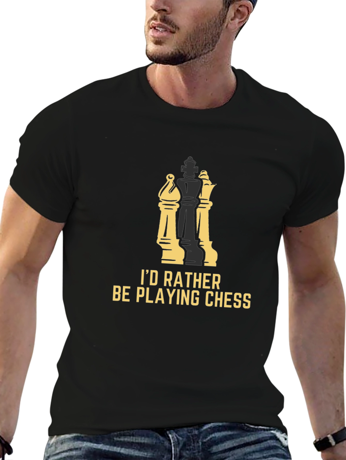 Chess Lover T-Shirt - Id Rather Be Playing Chess