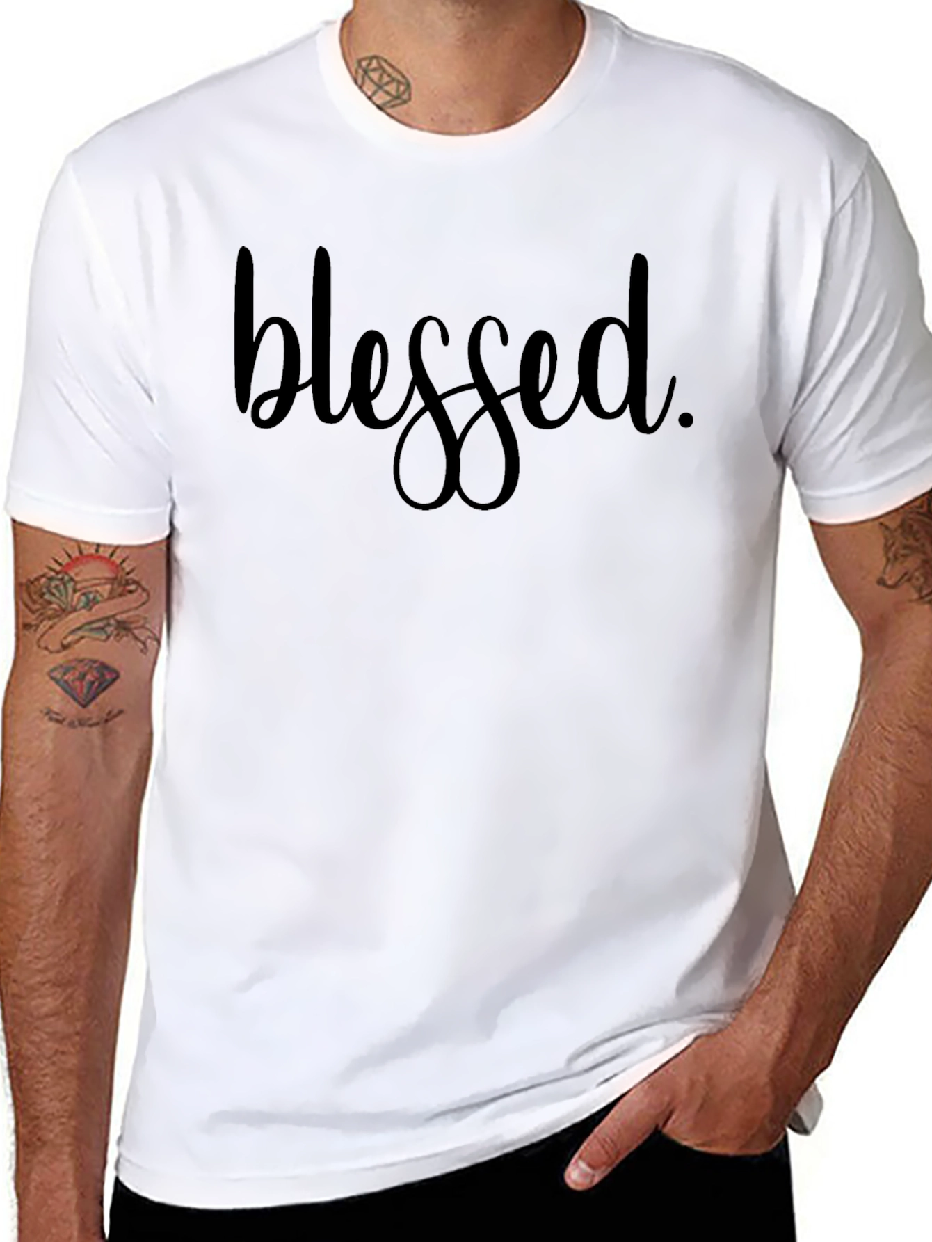 Blessed Graphic Tee - Stylish Soft Cotton Casual T-Shirt