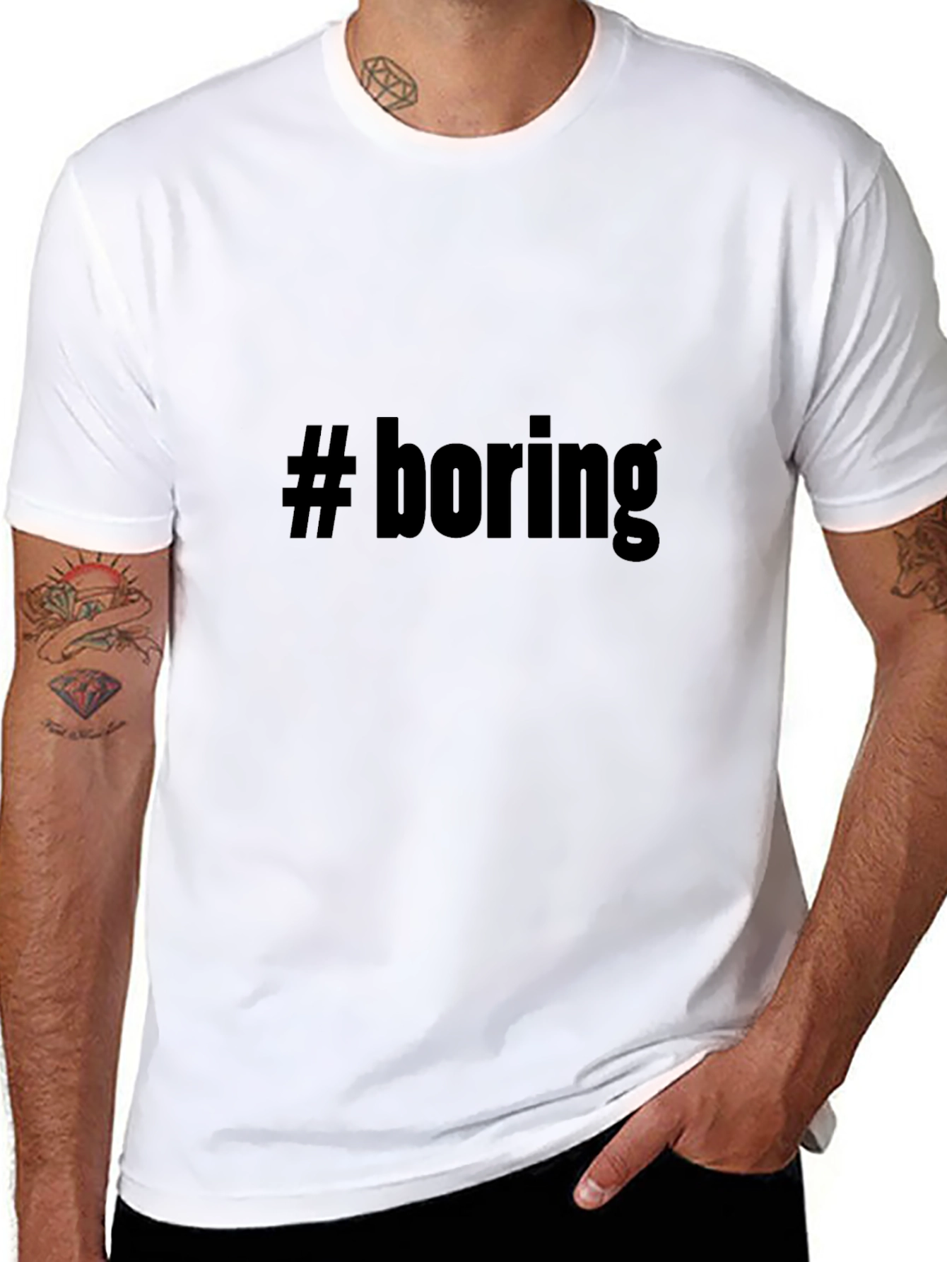 Boring Statement Graphic Tee