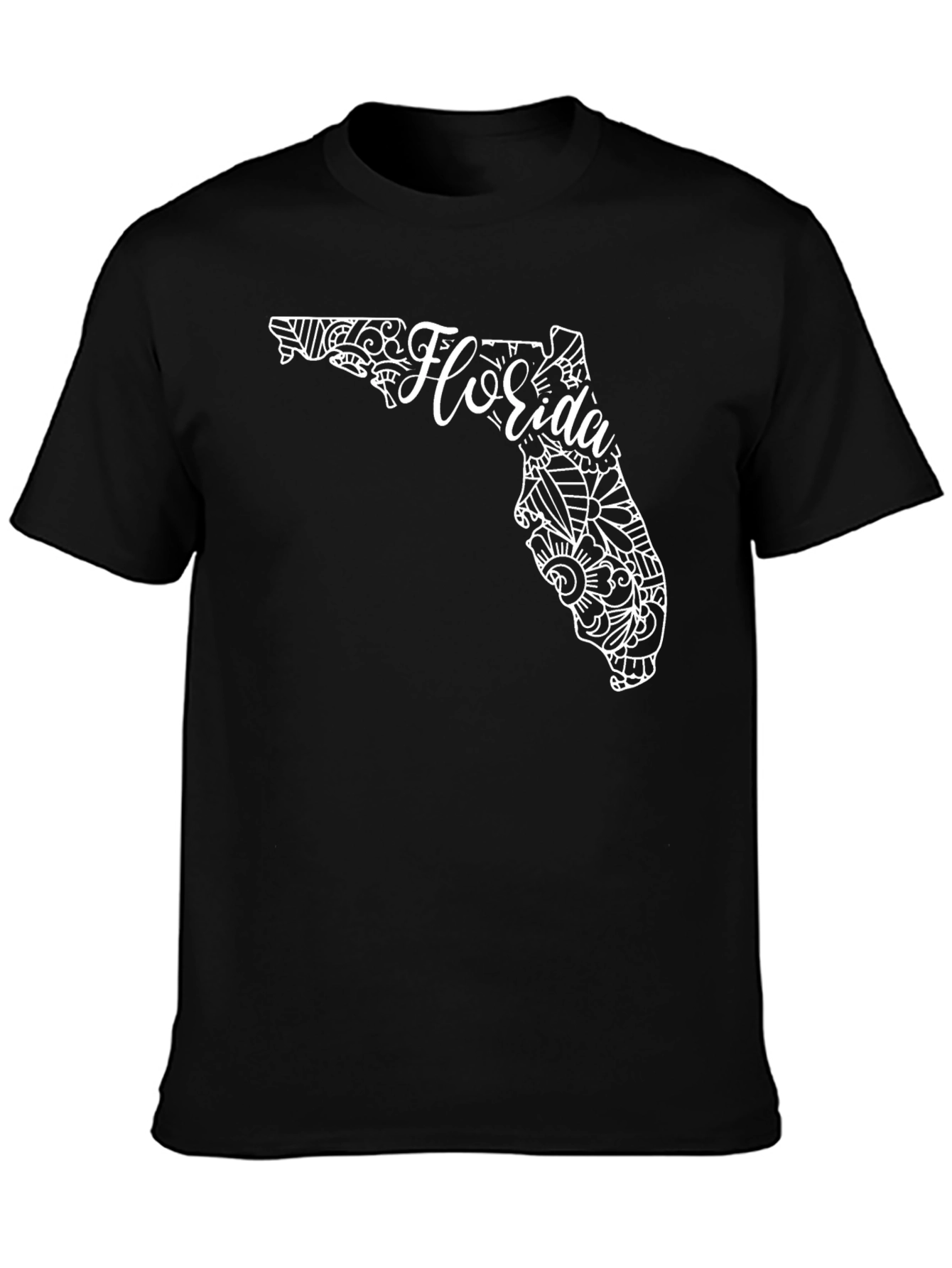 Florida State Art Black T-Shirt