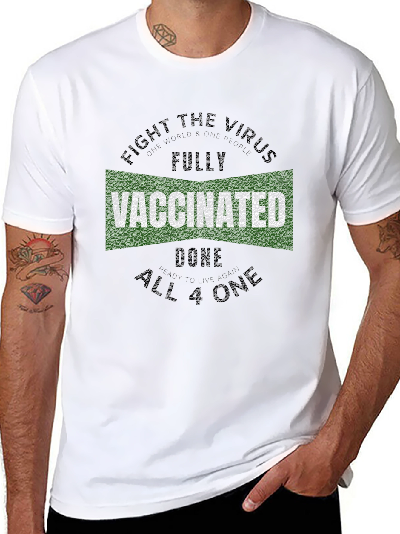 Fully Vaccinated T-Shirt - Fight the Virus