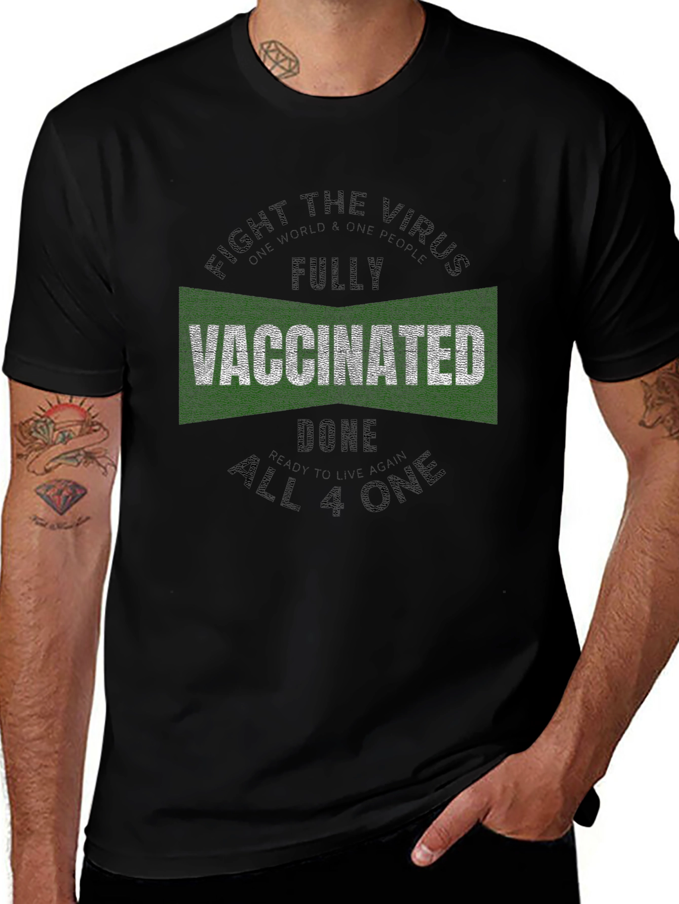 Fully Vaccinated T-Shirt - Fight the Virus