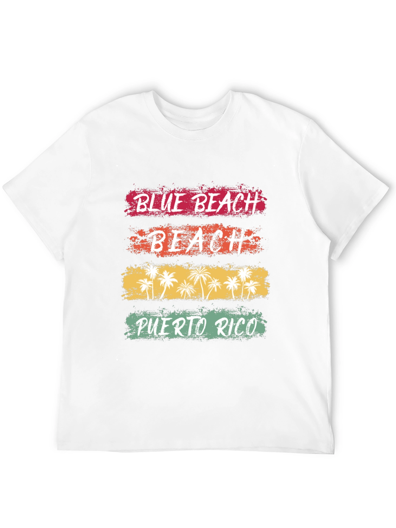 Blue Beach Puerto Rico Graphic T-Shirt