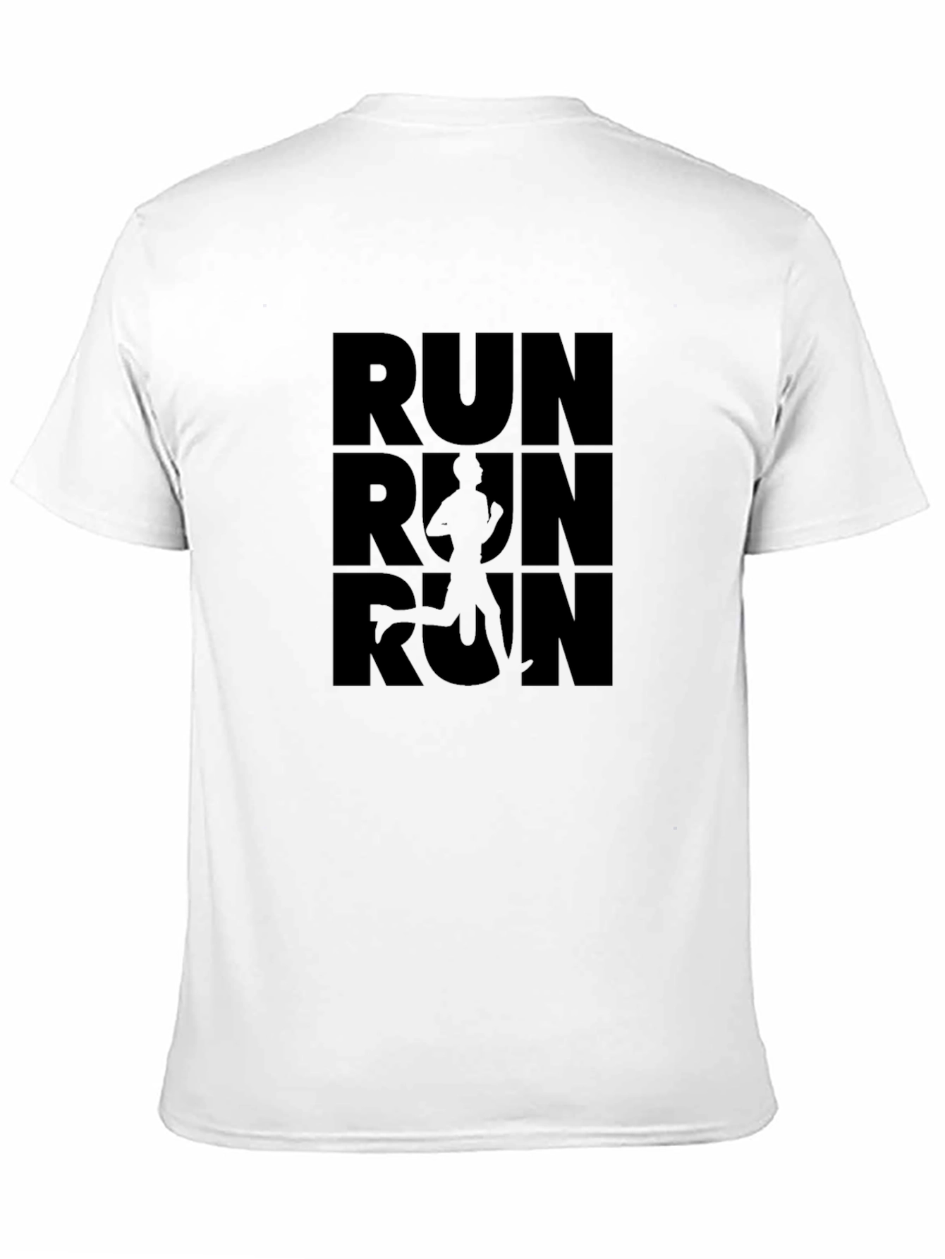 Run T-Shirt - Black Graphic Tee