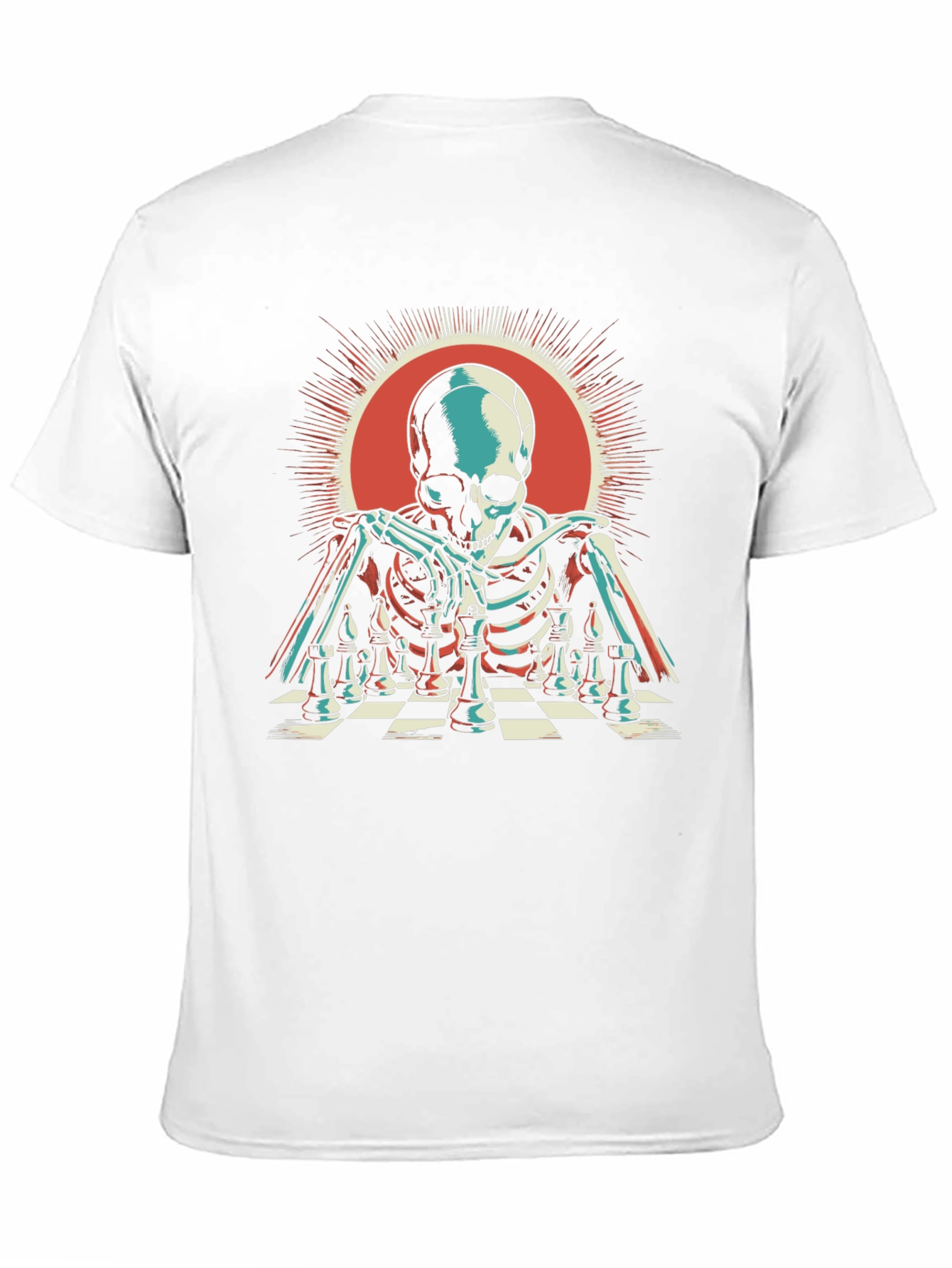 Chess Skeleton Graphic Tee