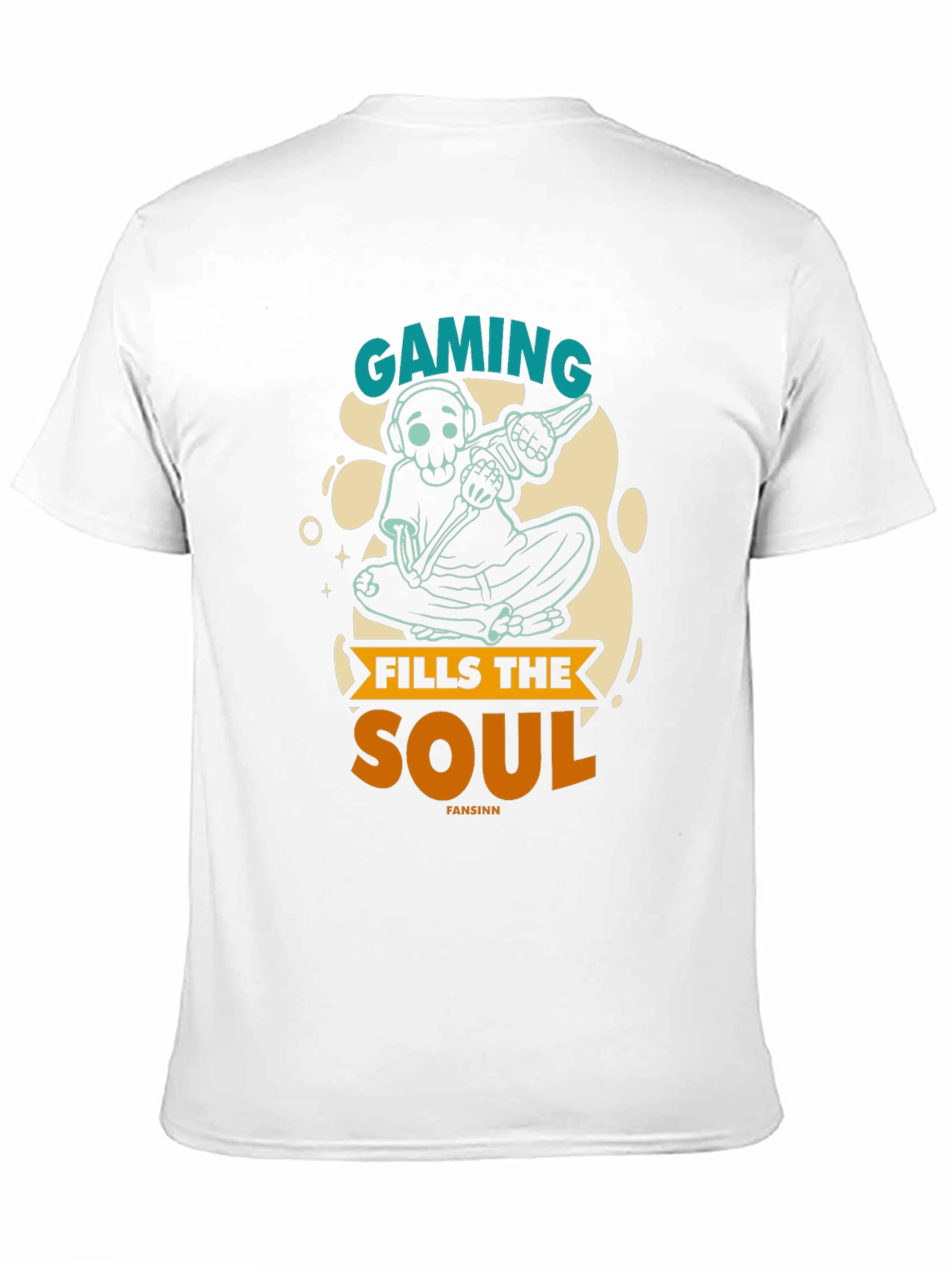 Gaming Fills the Soul Black Graphic Tee
