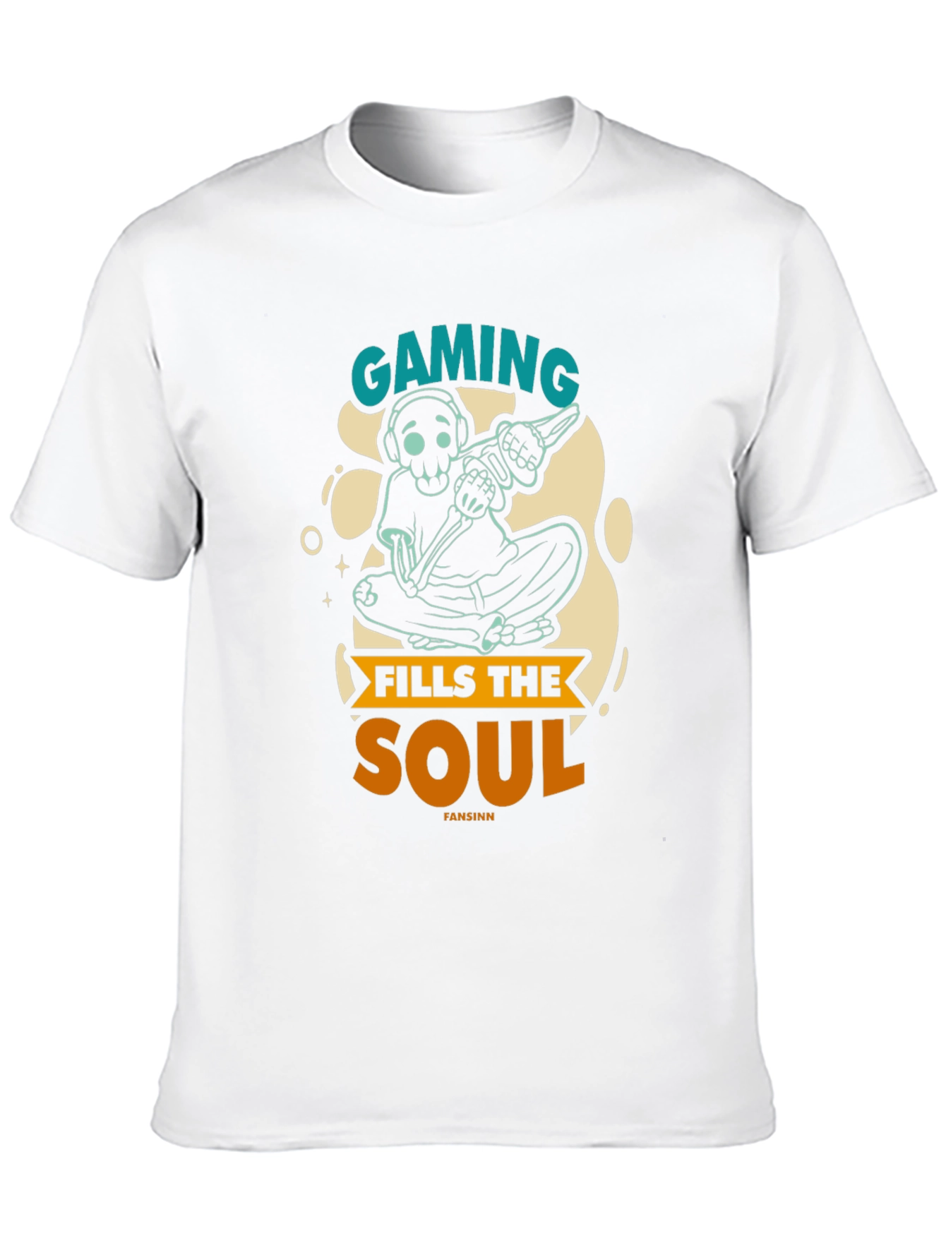 Gaming Fills the Soul Black Graphic Tee