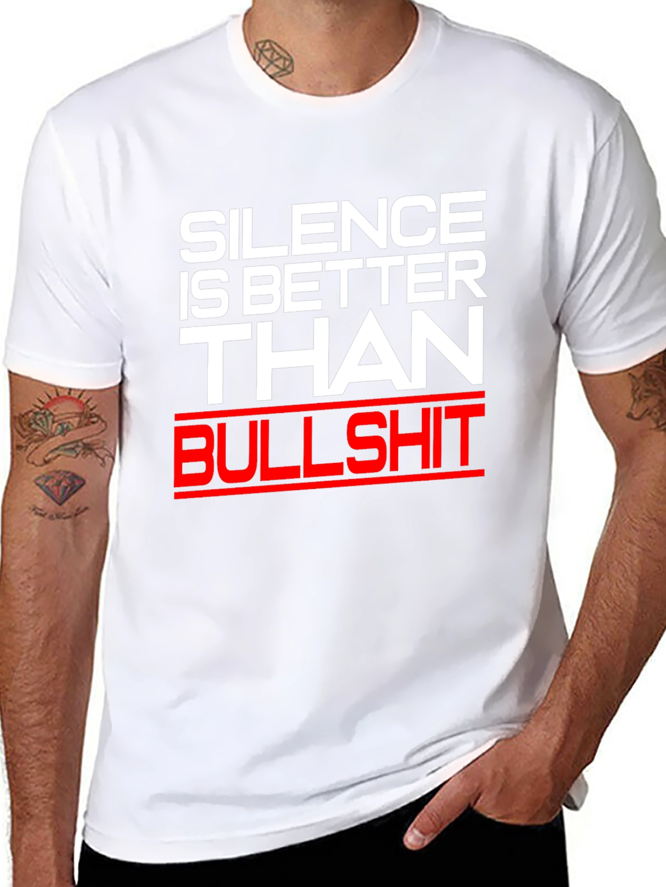 Silence is Better Than Bullshit Graphic Tee