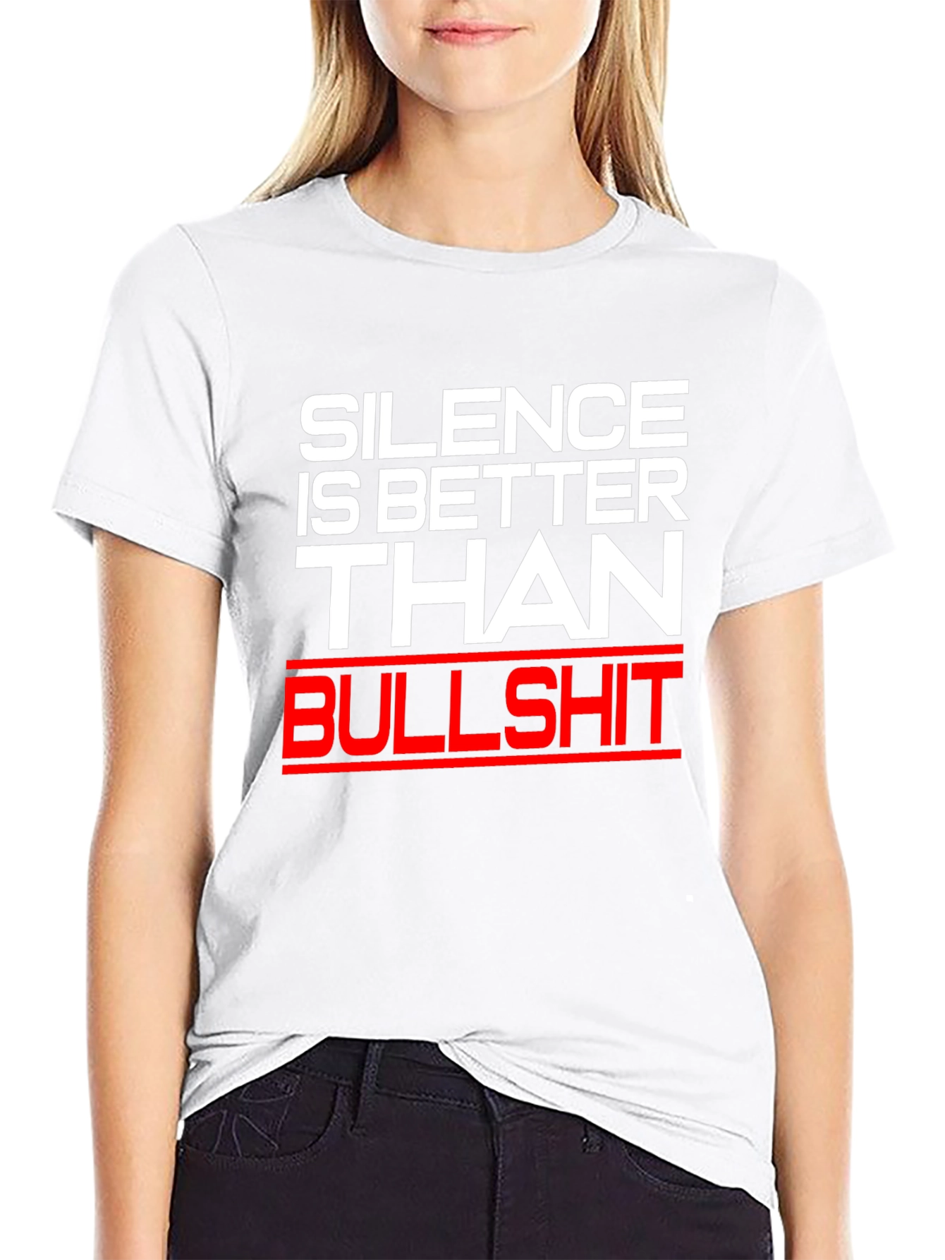 Silence is Better Than Bullshit Graphic Tee
