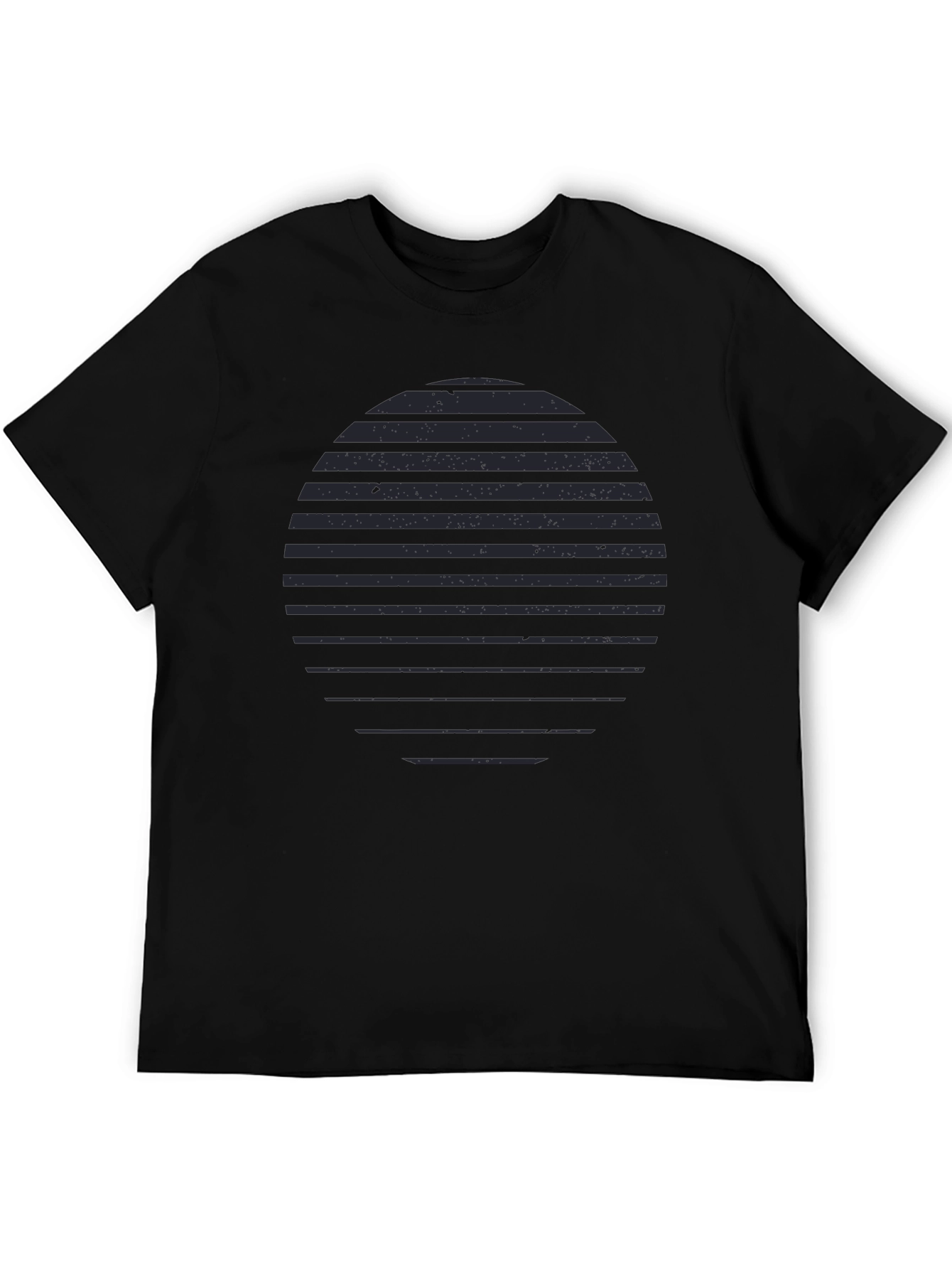 Striped Circle Graphic T-Shirt - Stylish Casual Wear