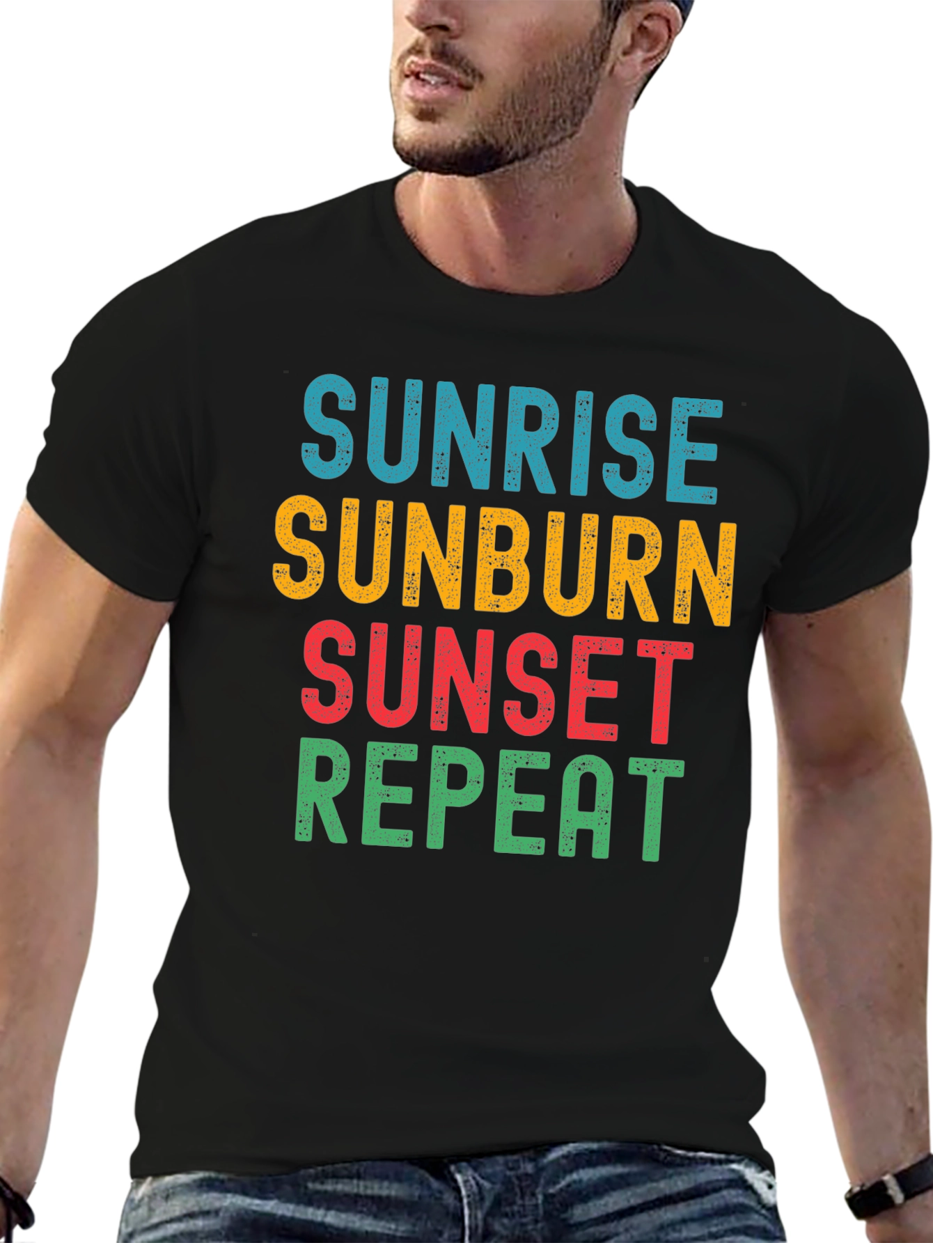 Sunrise Sunburn Sunset Repeat T-Shirt